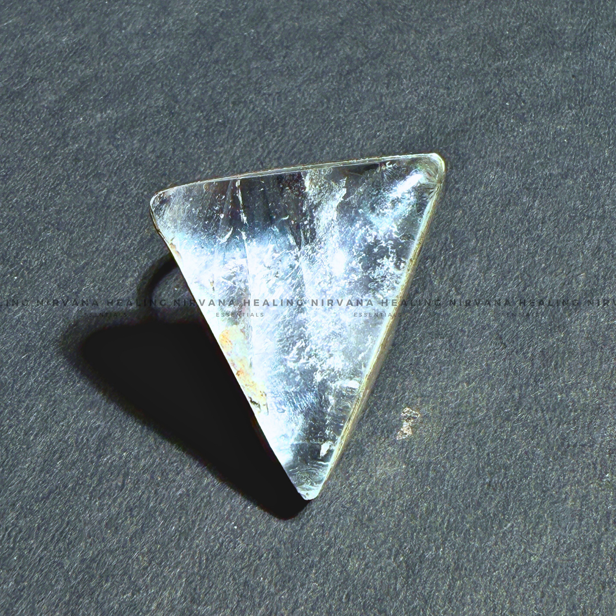 CLEAR QUARTZ TRIANGULAR RING (Mental Clarity, Master Healer And Energy Amplifier)
- Image 4