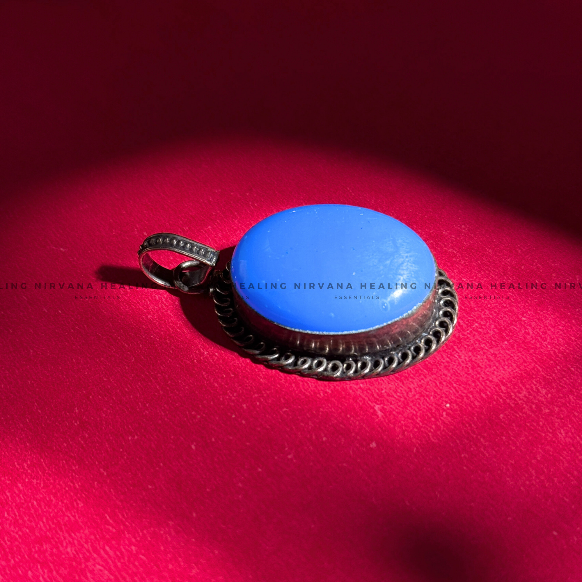 BLUE JADE STONE CRYSTAL PENDANT (Peace,Wisdom,Calm & Serenity) - Image 7