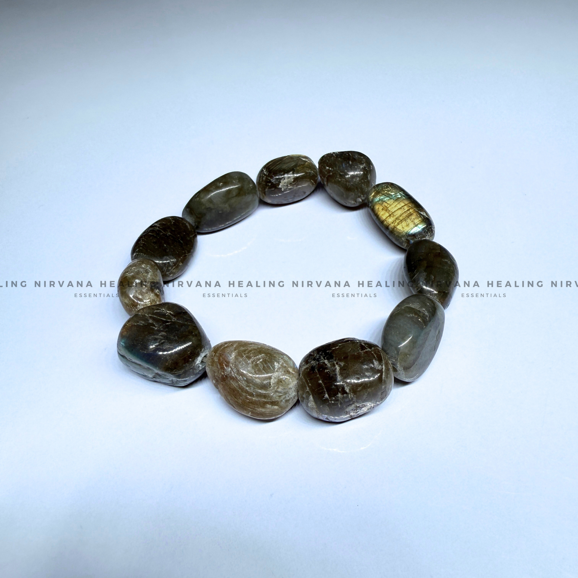 LABRADORITE TUMBLE BRACELET (Intuition, Inner Power And Transformation).
- Image 2