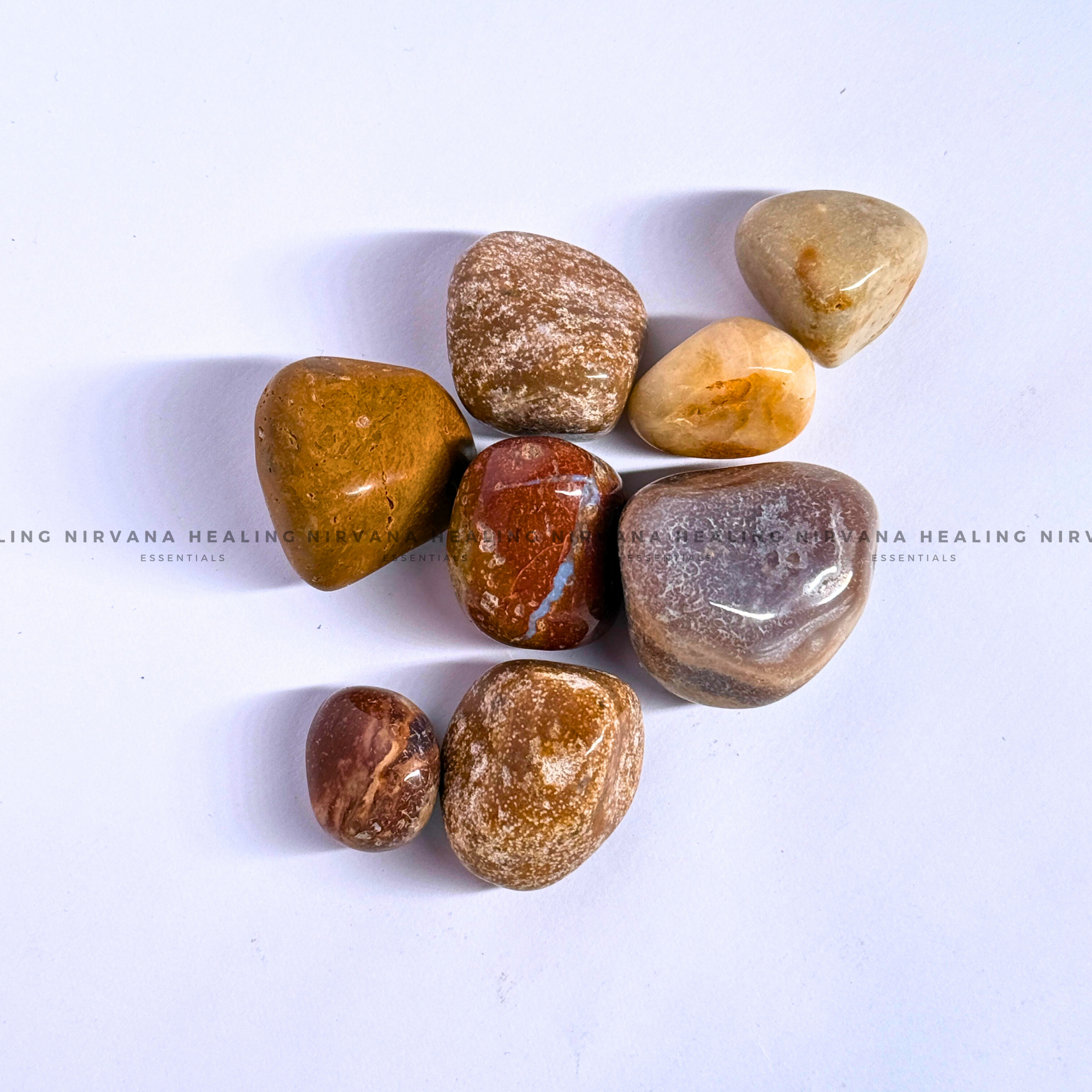 SUN NATURAL TUMBLE STONE (Creativity, Initiative, Grounding And Strength) - Image 6