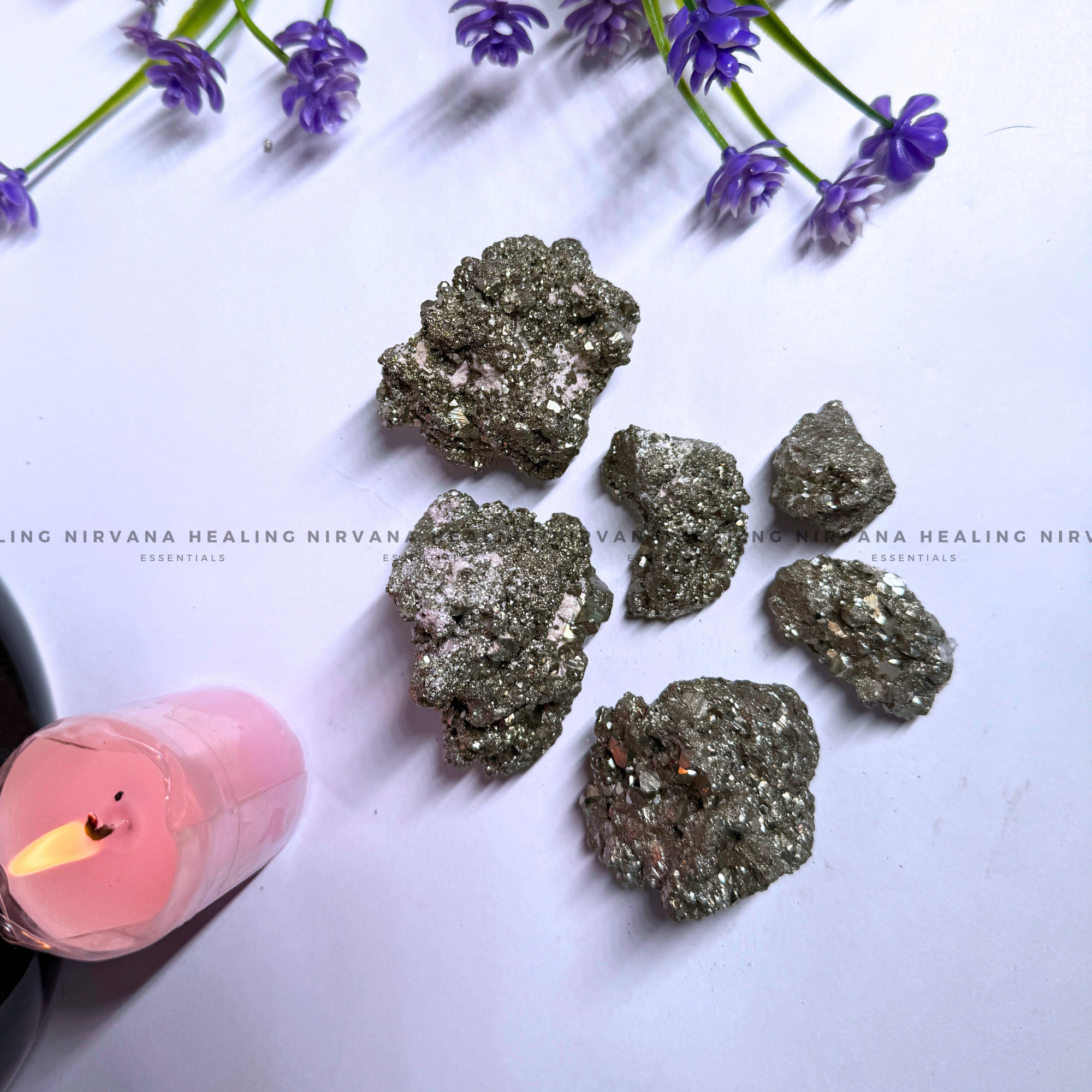 RAW PYRITE CLUSTER (Money Magnet, Prosperity, Fame And Abundance).
- Image 3