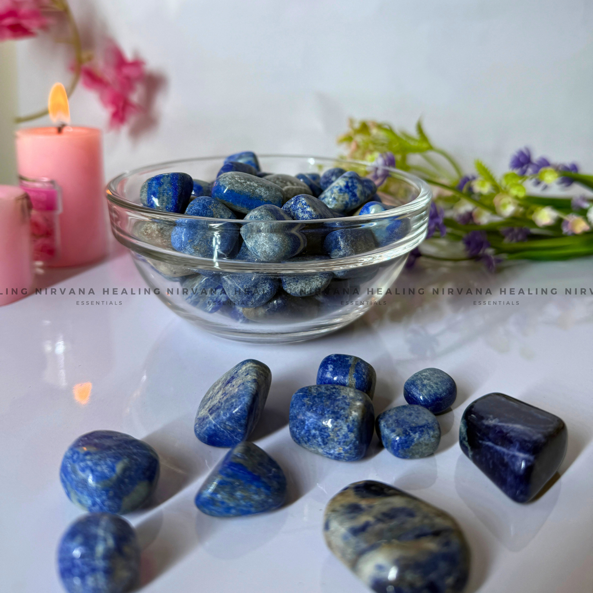 LAPIS LAZULI TUMBLE STONES (Communication, Truth, Ease Of Expression And Wisdom) - Image 4