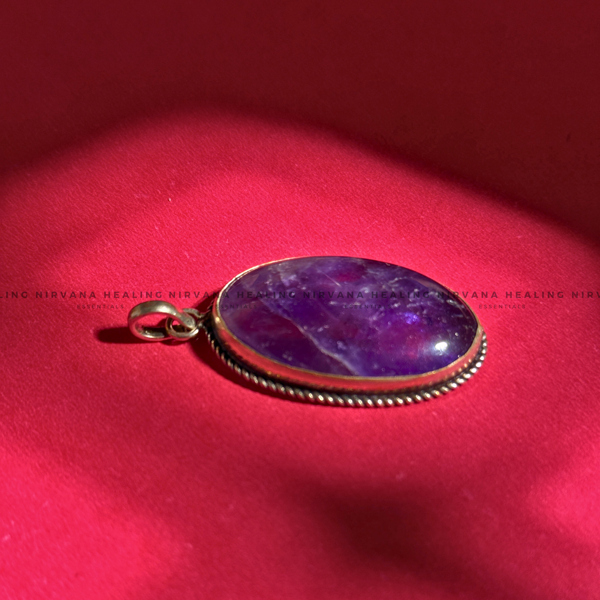 AMETHYST OVAL SHAPED PENDANT (Meditation, Stress Reduction, Intuition And Manifestation)
- Image 2