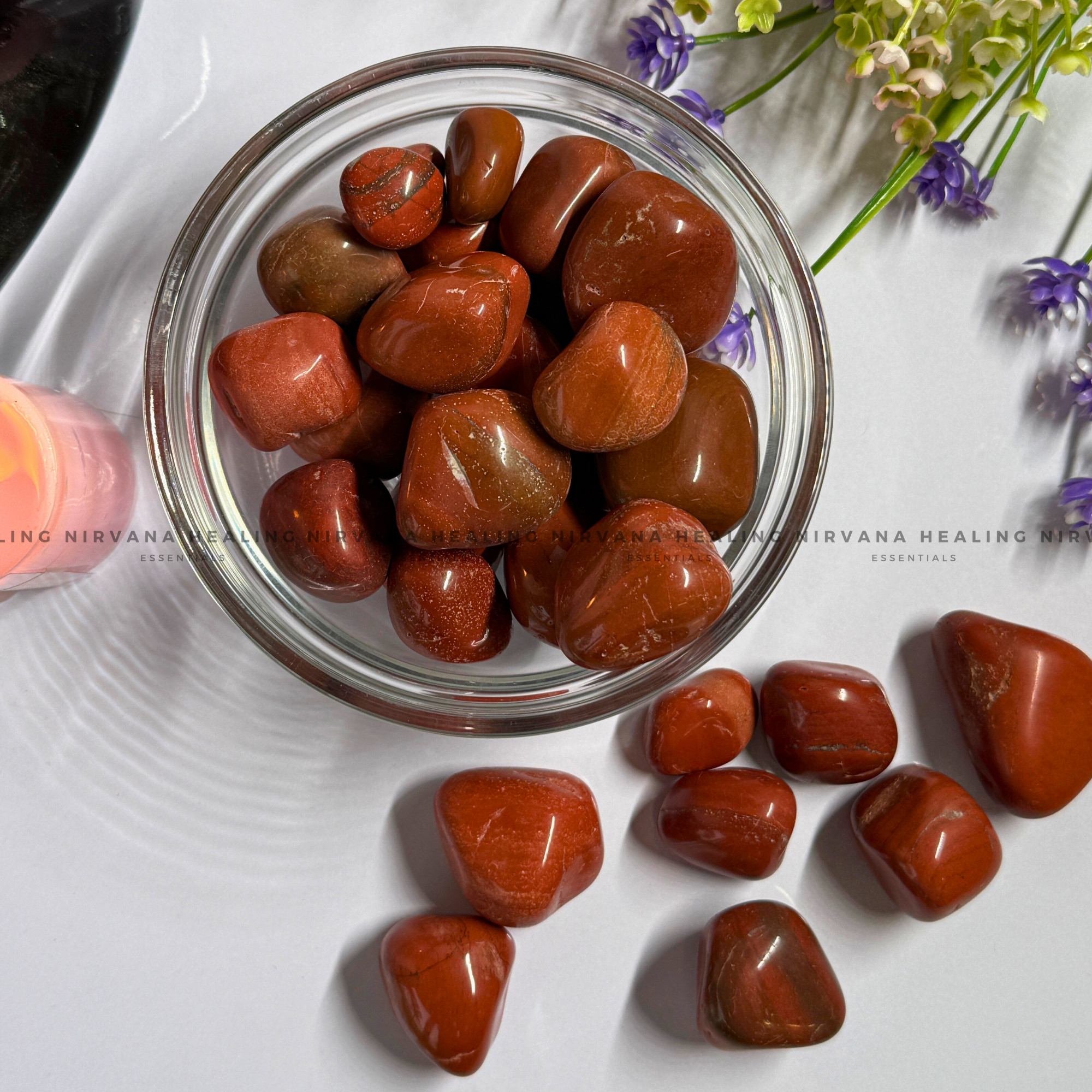 RED JASPER TUMBLE STONES (Endurance, Stability, Vitality And Courage) - Image 4