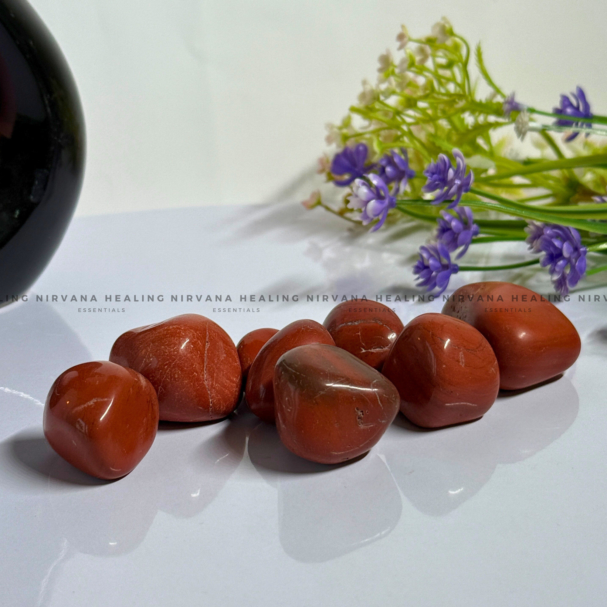 RED JASPER TUMBLE STONES (Endurance, Stability, Vitality And Courage) - Image 5