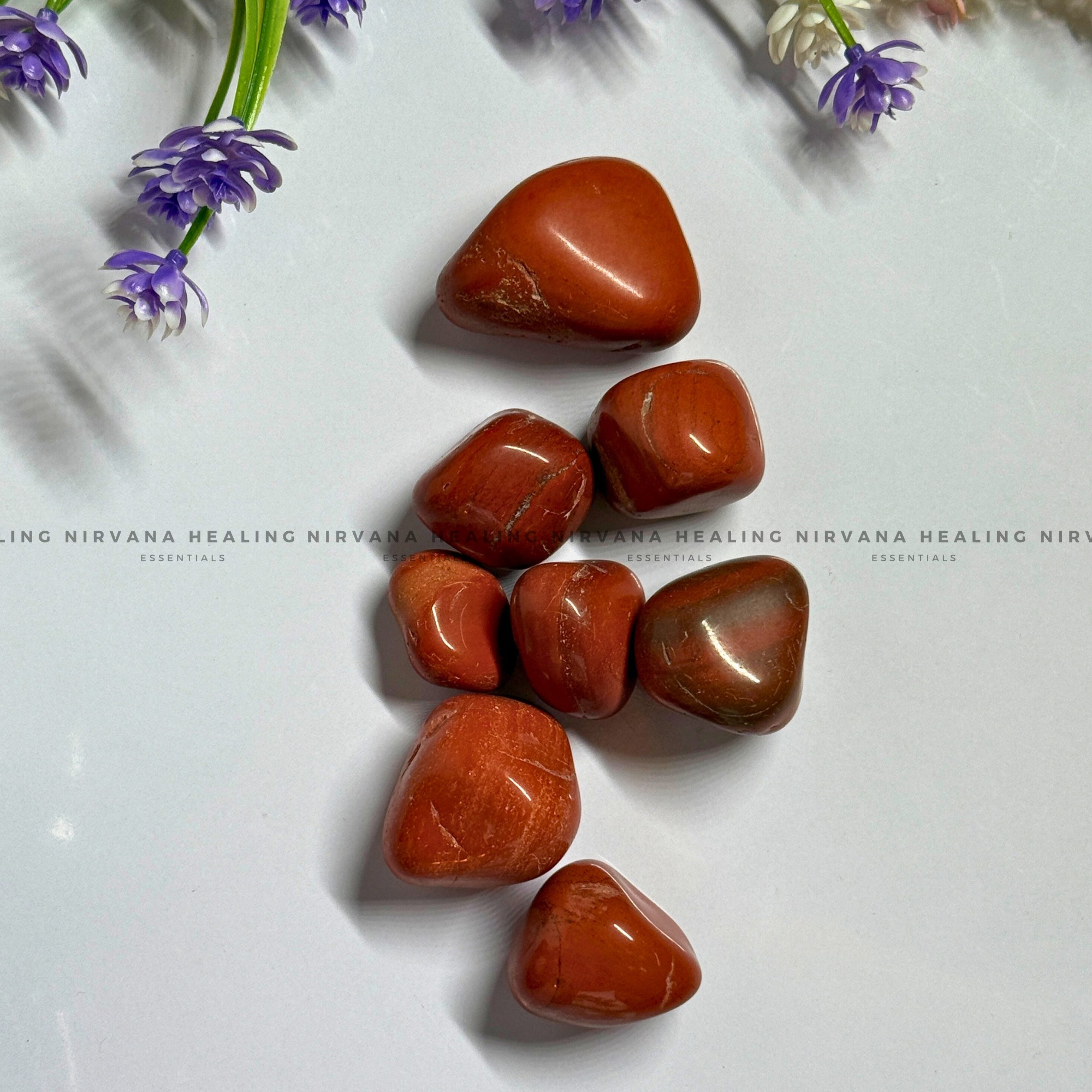 RED JASPER TUMBLE STONES (Endurance, Stability, Vitality And Courage) - Image 2