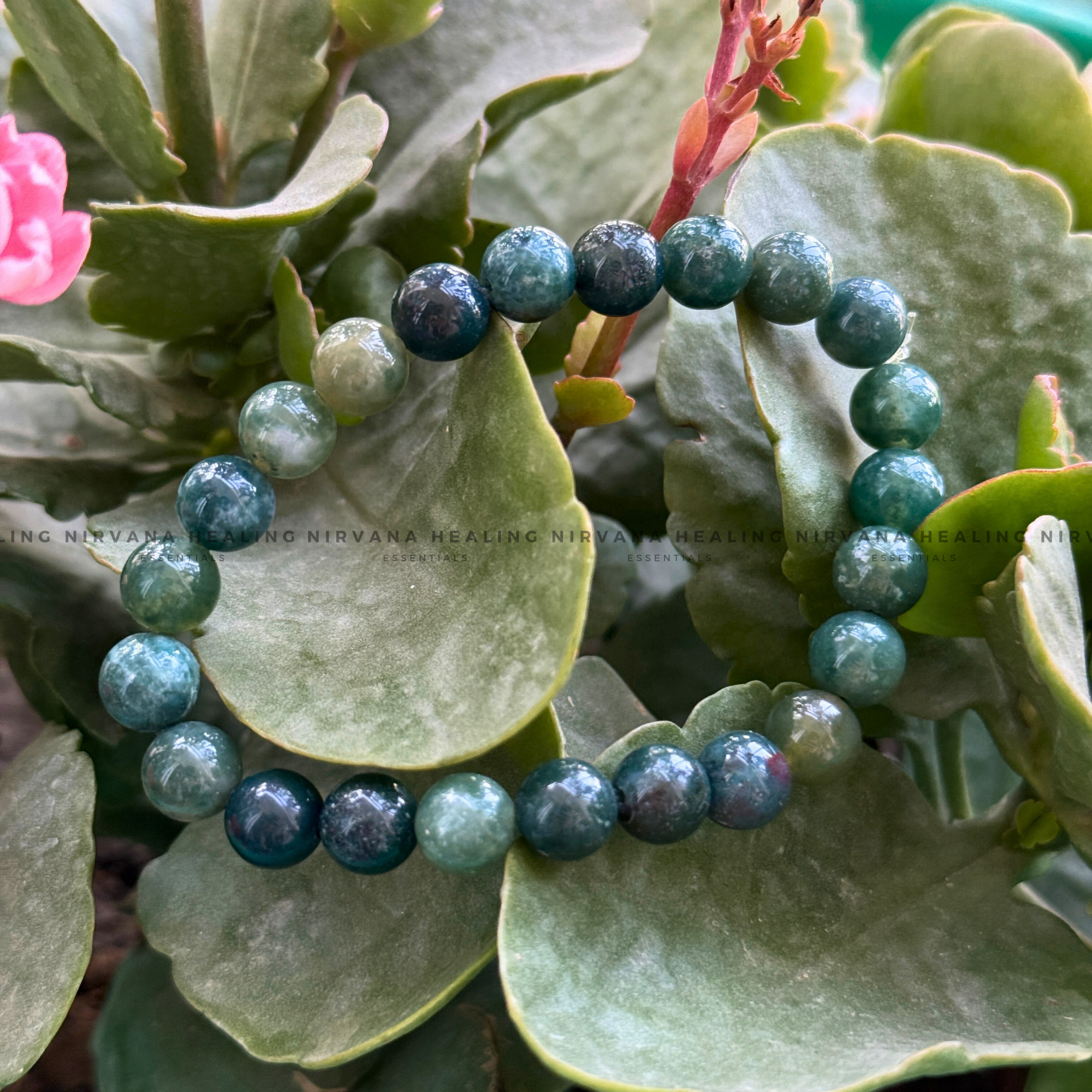 BLOODSTONE ROUND BEADED BRACELET (Immunity, Strength, Health And Pain Relief) - Image 5