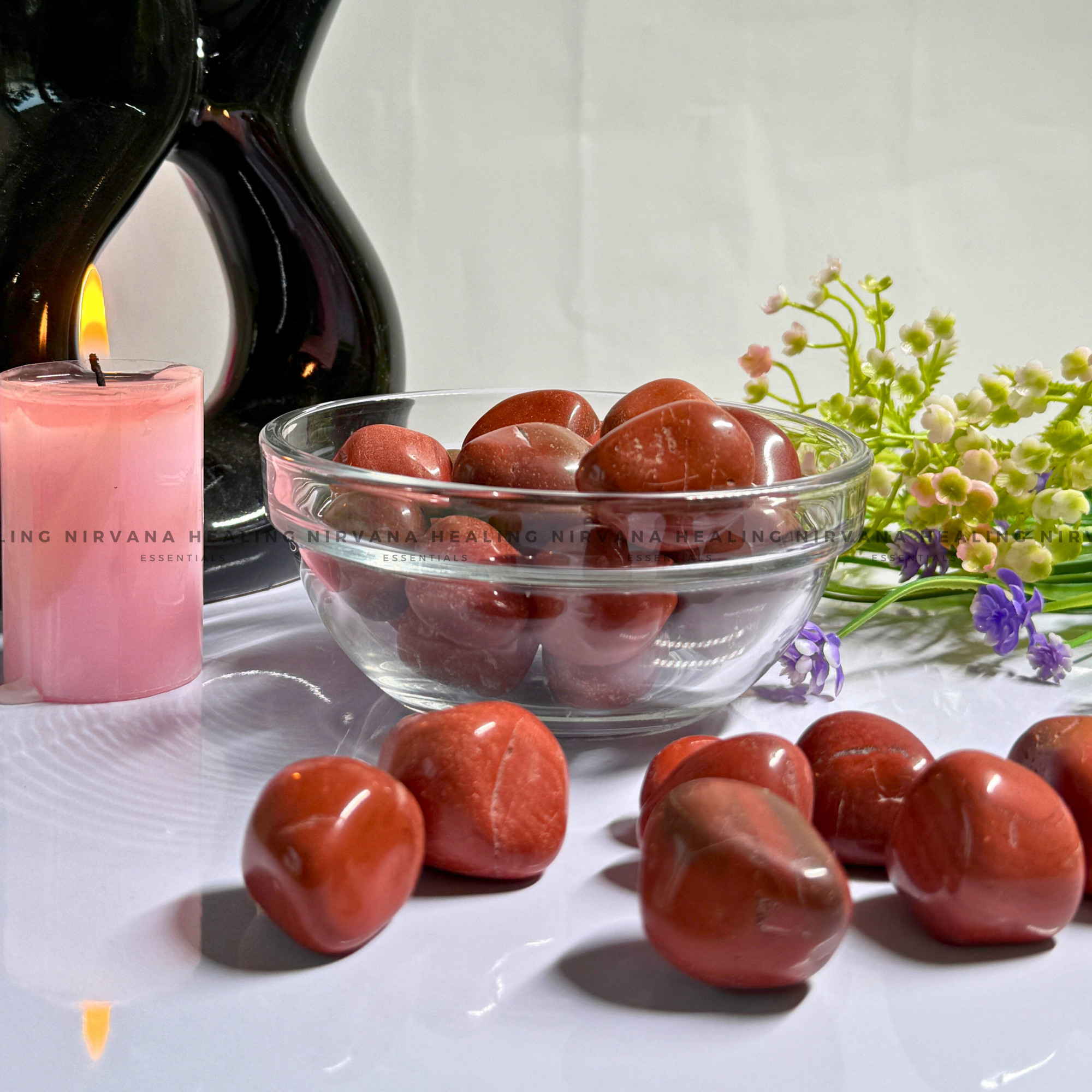 RED JASPER TUMBLE STONES (Endurance, Stability, Vitality And Courage) - Image 6