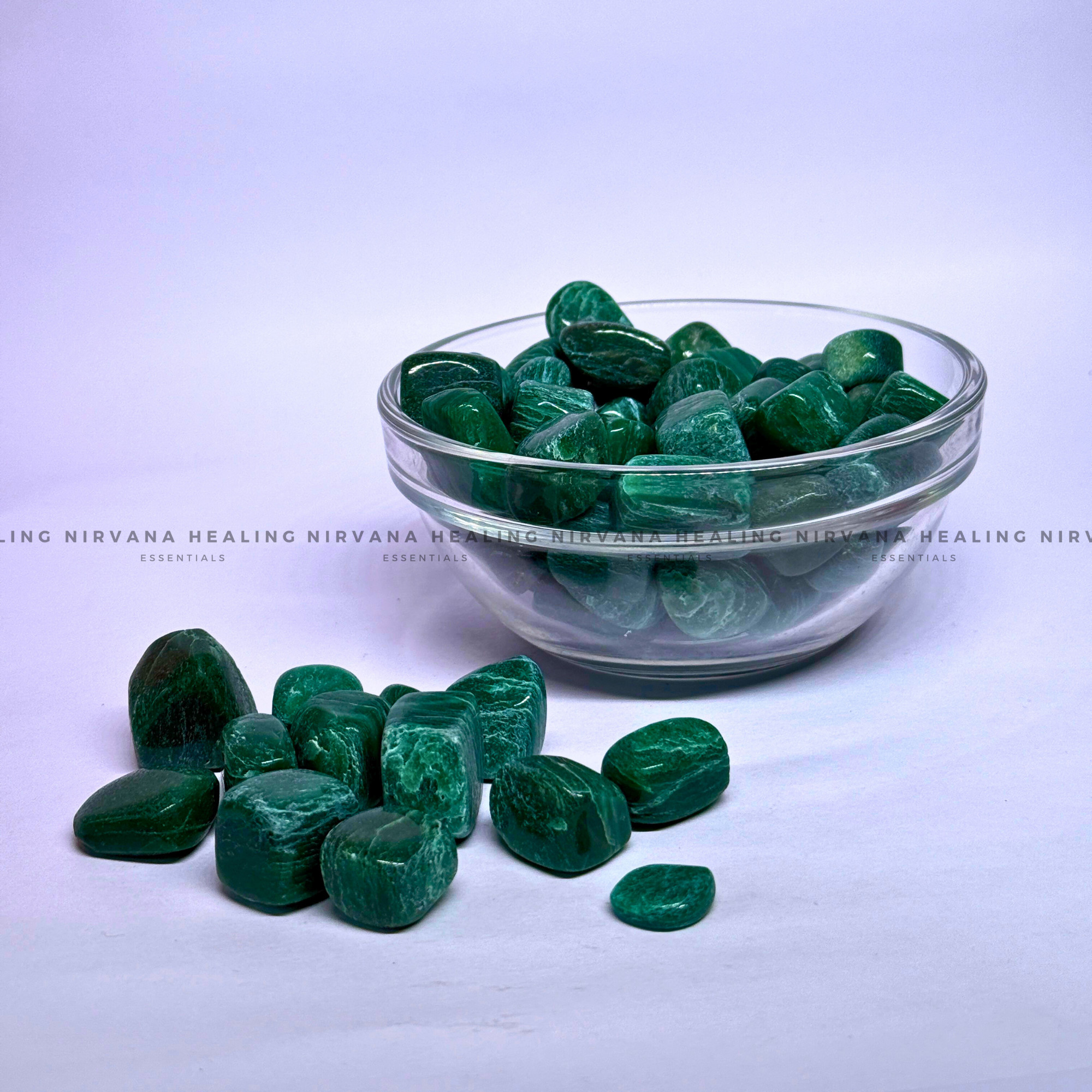 GREEN AVENTURINE JADE TUMBLE STONES (Luck, Money, Abundance, Career And Growth). - Image 3