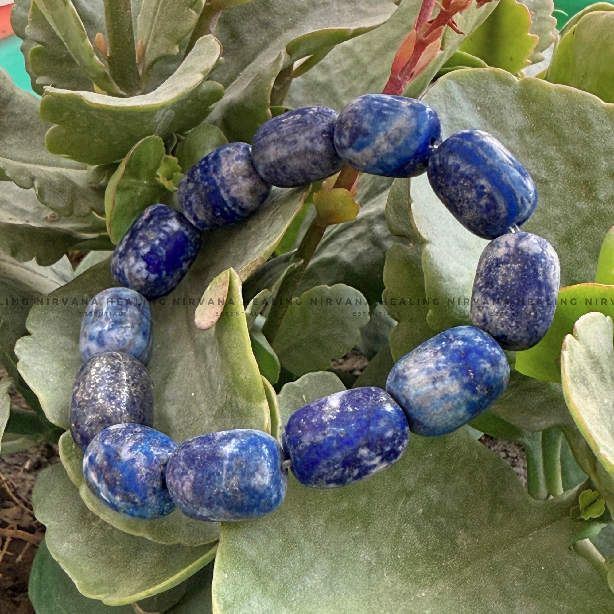 LAPIS LAZULI TUMBLE BRACELET (Communication, Truth, Ease Of Expression And Wisdom) - Image 5