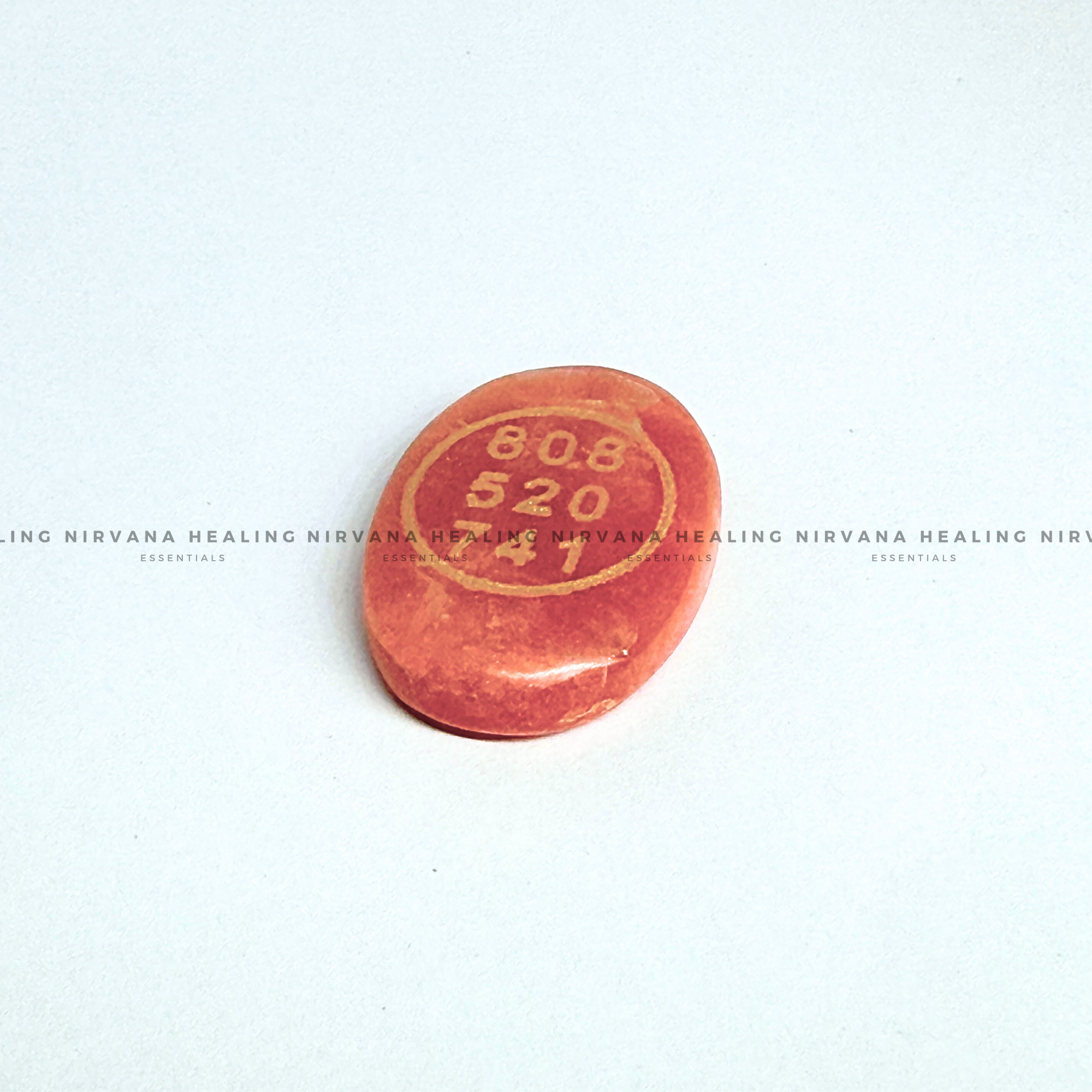 RED JASPER ABUNDANCE ZIBU COIN (Immunity, Strength, Health And Pain Relief) - Image 4