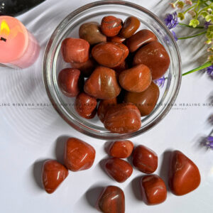 RED JASPER TUMBLE STONES (Endurance, Stability, Vitality And Courage)