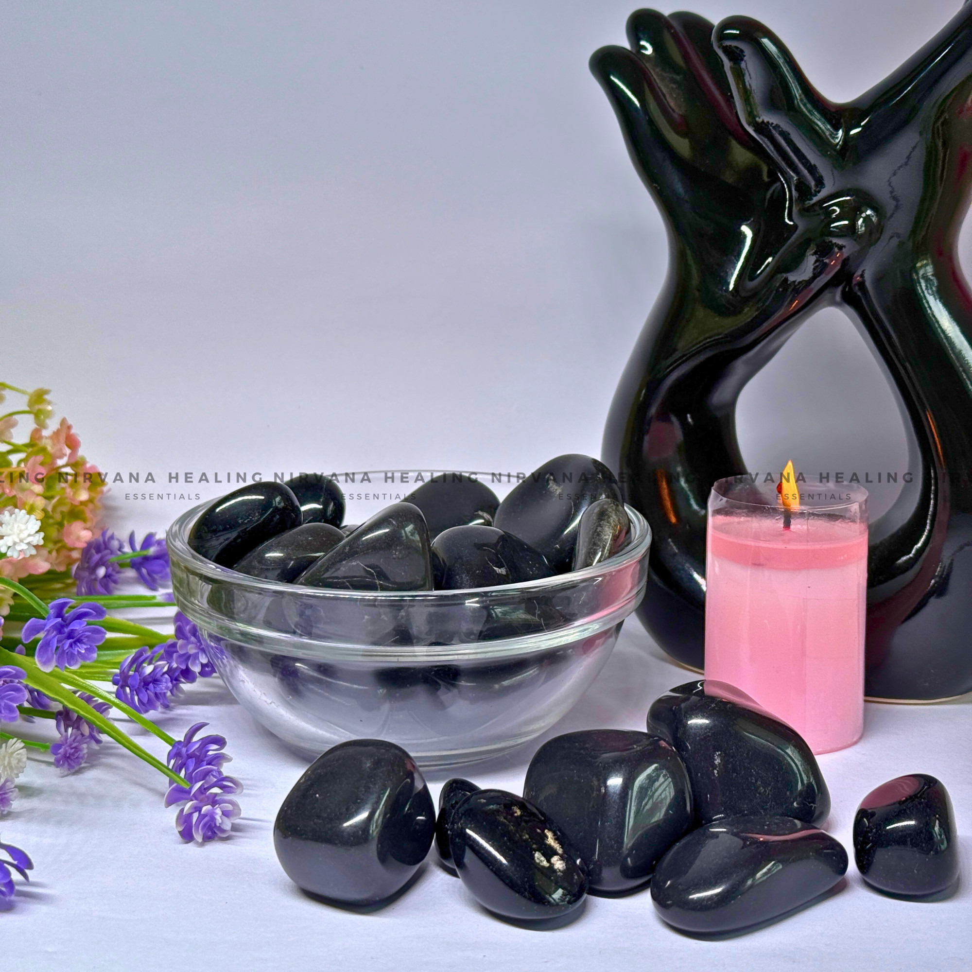BLACK TOURMALINE TUMBLE STONES (Protection, Grounding, Shielding And Growth) - Image 4