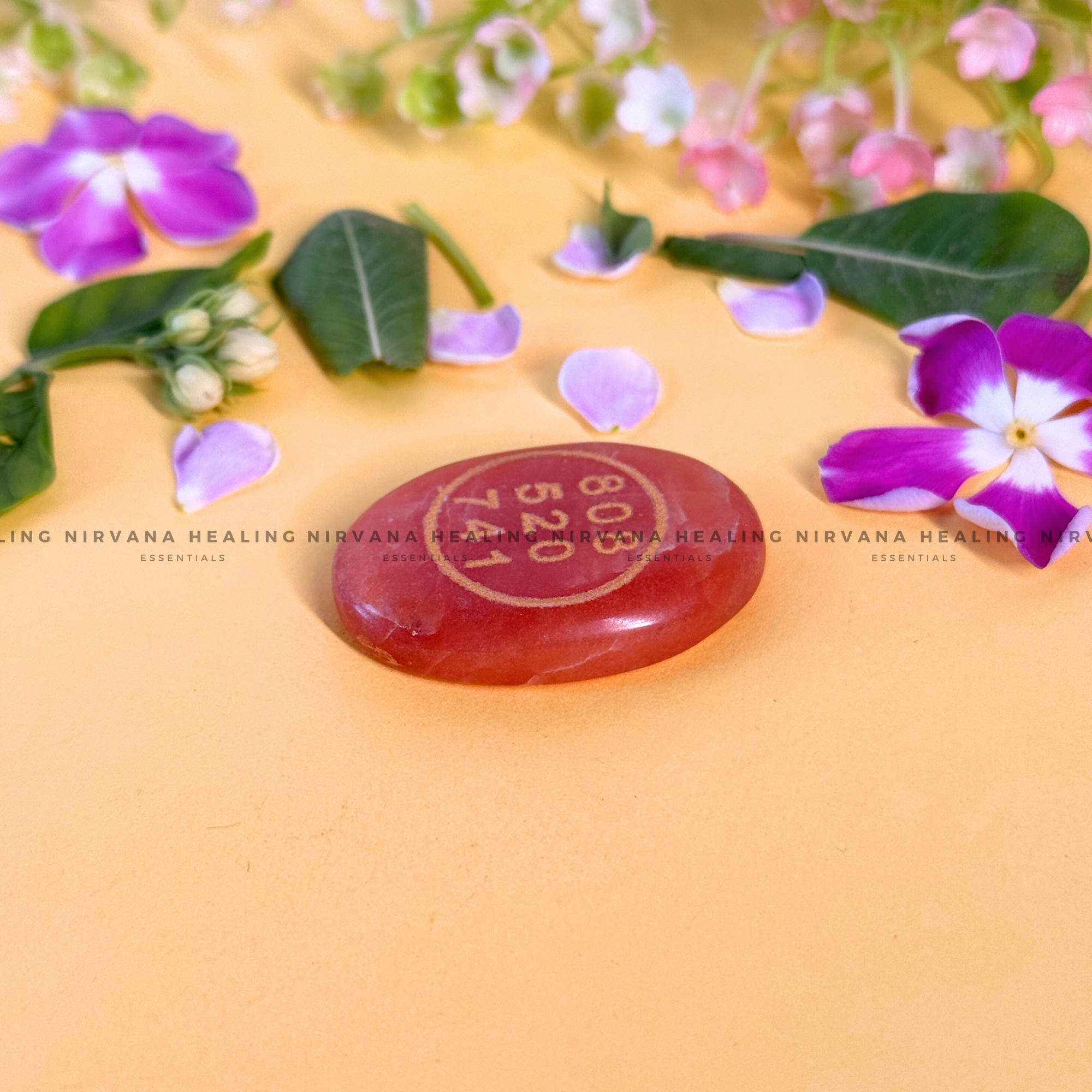 RED JASPER ABUNDANCE ZIBU COIN (Immunity, Strength, Health And Pain Relief) - Image 5