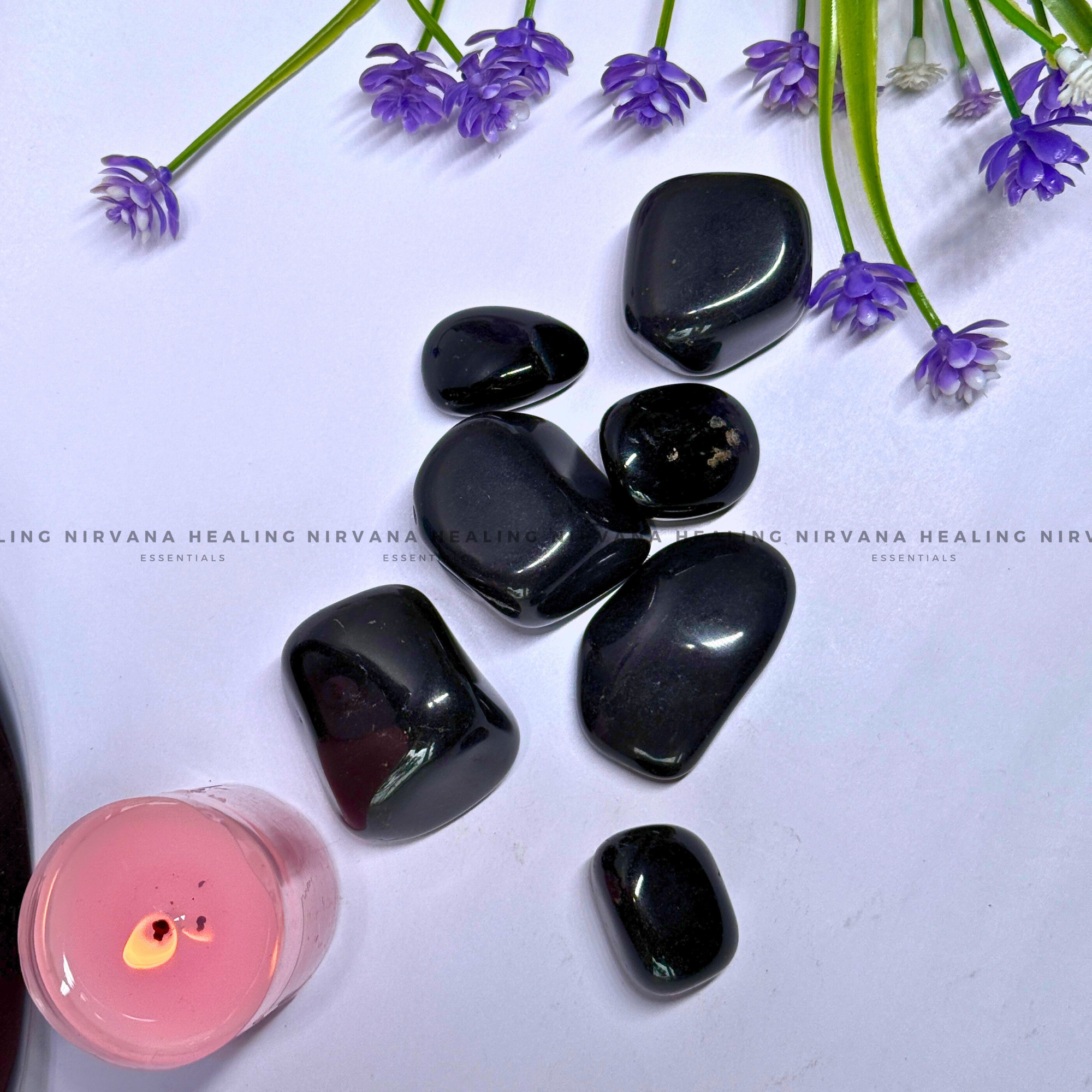 BLACK TOURMALINE TUMBLE STONES (Protection, Grounding, Shielding And Growth) - Image 2