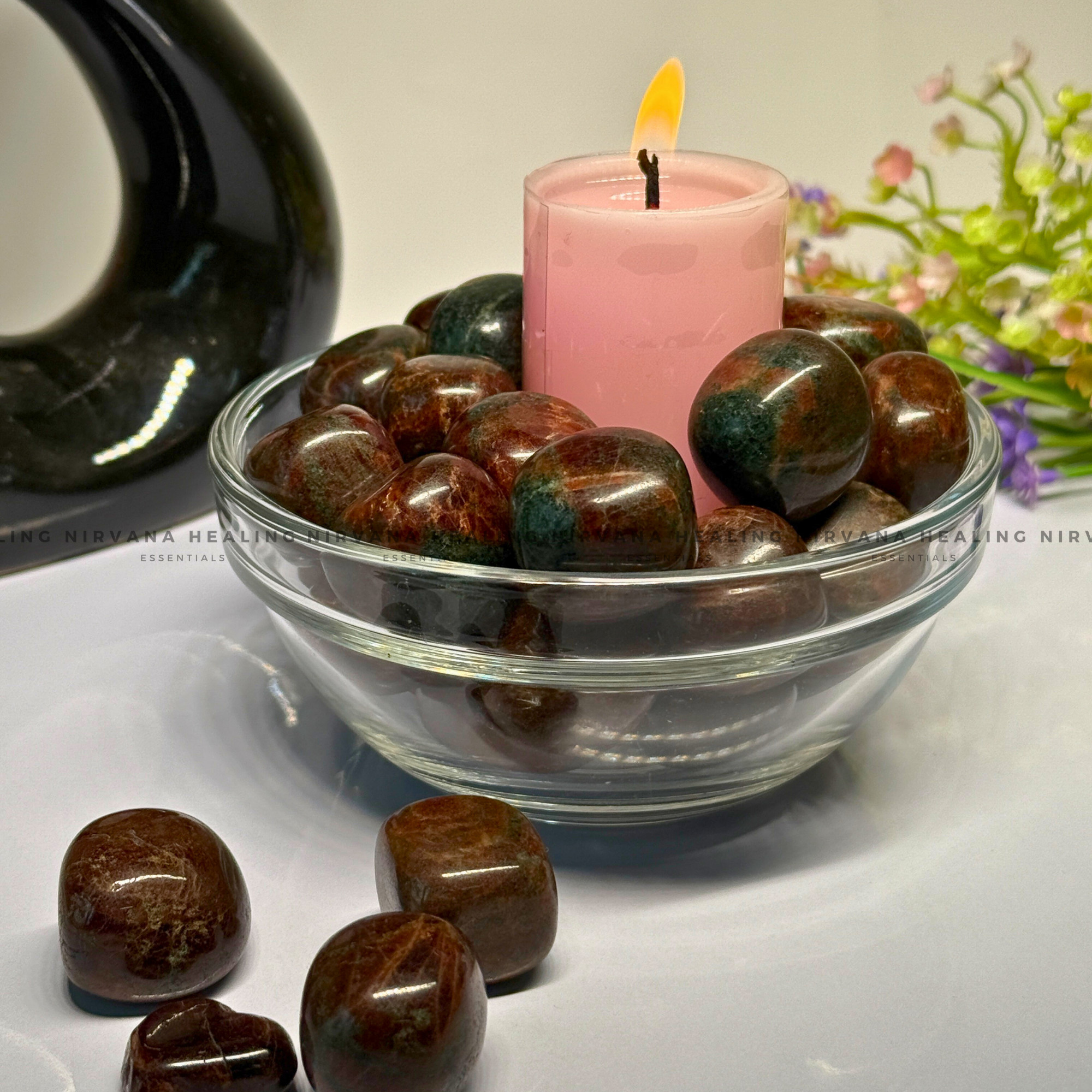 GARNET RED TUMBLE STONES (Commitment, Passion, Grounding And Courage) - Image 3