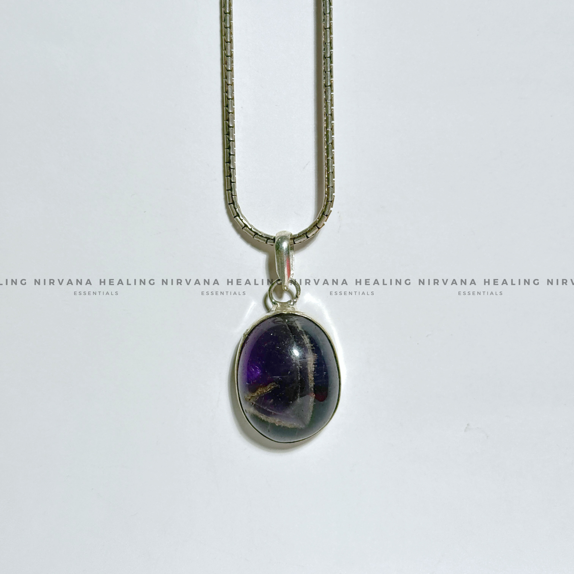 AMETHYST ROUND PENDANT (Meditation, Stress Reduction, Intuition And Manifestation) - Image 7