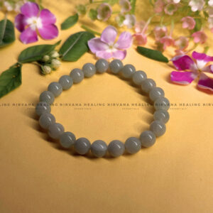 GREEN AVENTURINE ROUND BRACELET (Luck, Money, Abundance, Career And Growth).