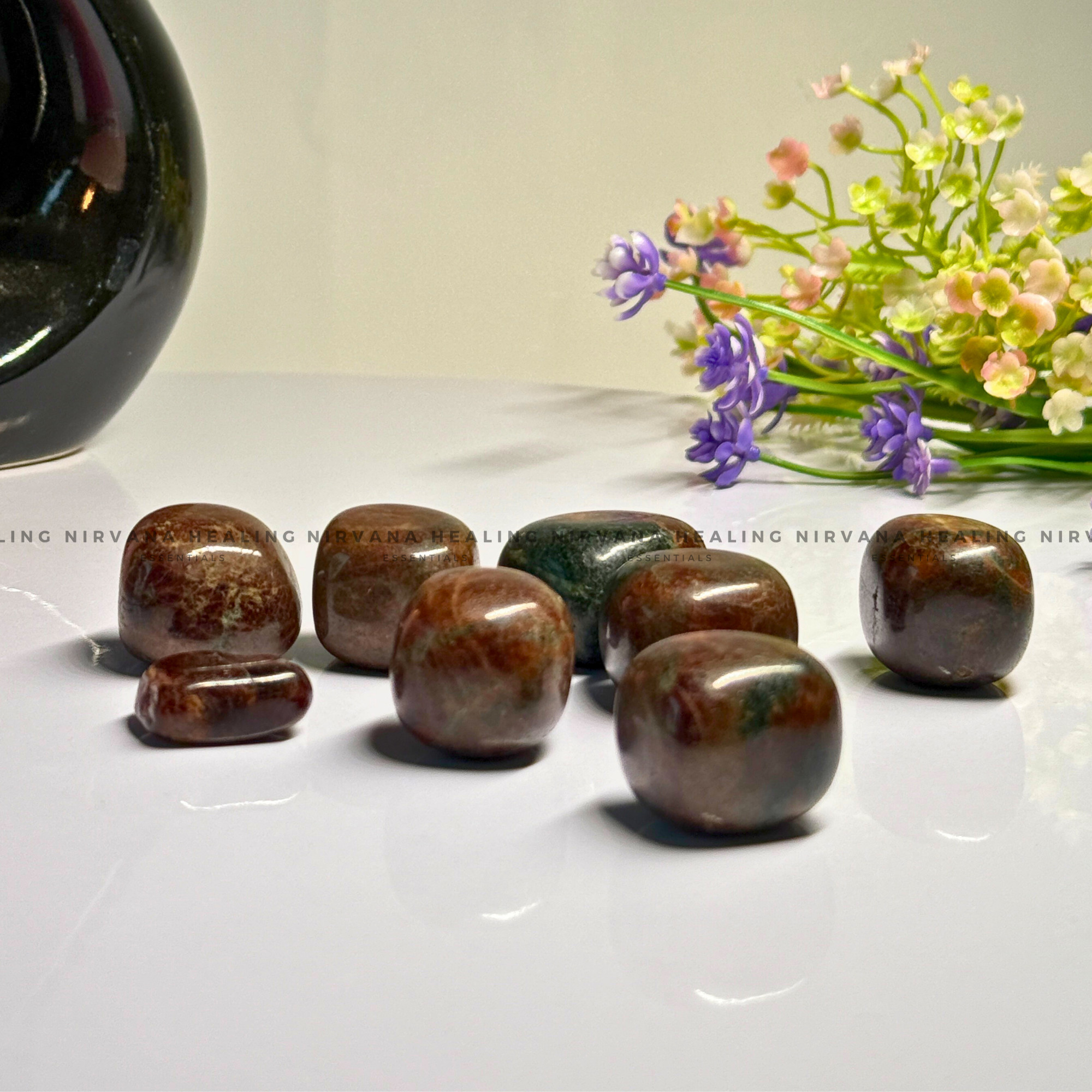 GARNET RED TUMBLE STONES (Commitment, Passion, Grounding And Courage) - Image 5