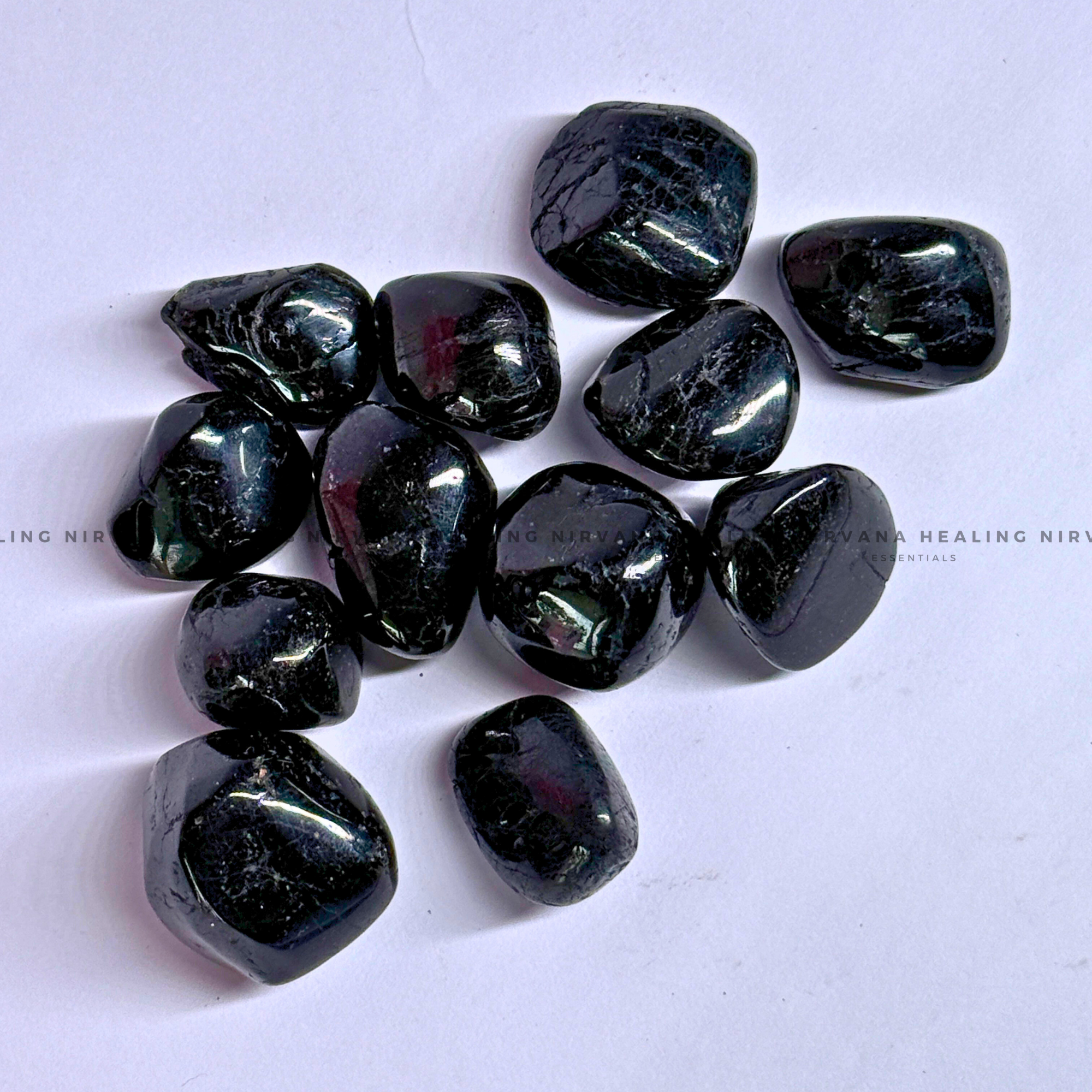 BLACK OBSIDIAN TUMBLE STONES
(Protection ,Truth, Deep And Healing). - Image 3