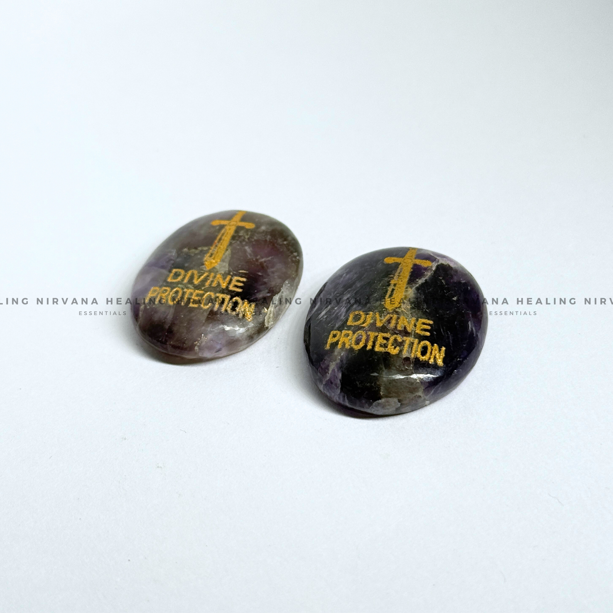 AMETHYST NATURAL PROTECTION ZIBU COIN (Meditation, Stress Reduction, Intuition And Manifestation) - Image 5