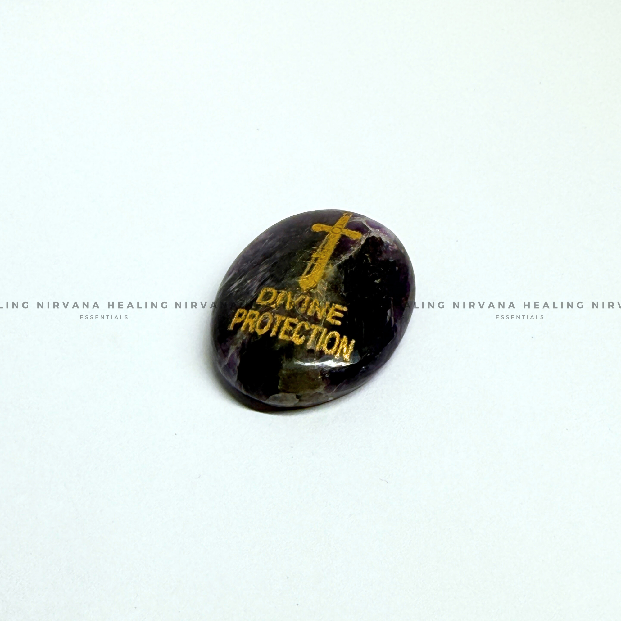 AMETHYST NATURAL PROTECTION ZIBU COIN (Meditation, Stress Reduction, Intuition And Manifestation) - Image 2