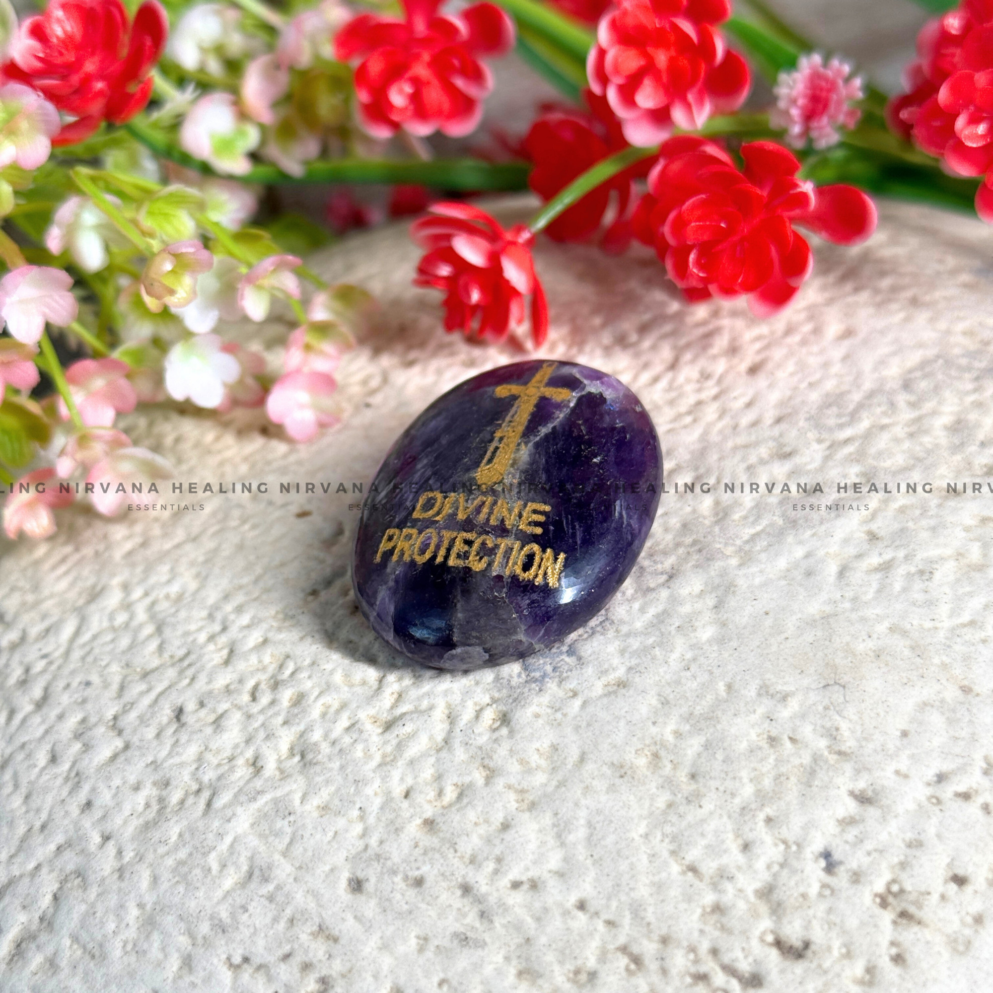 AMETHYST NATURAL PROTECTION ZIBU COIN (Meditation, Stress Reduction, Intuition And Manifestation) - Image 4