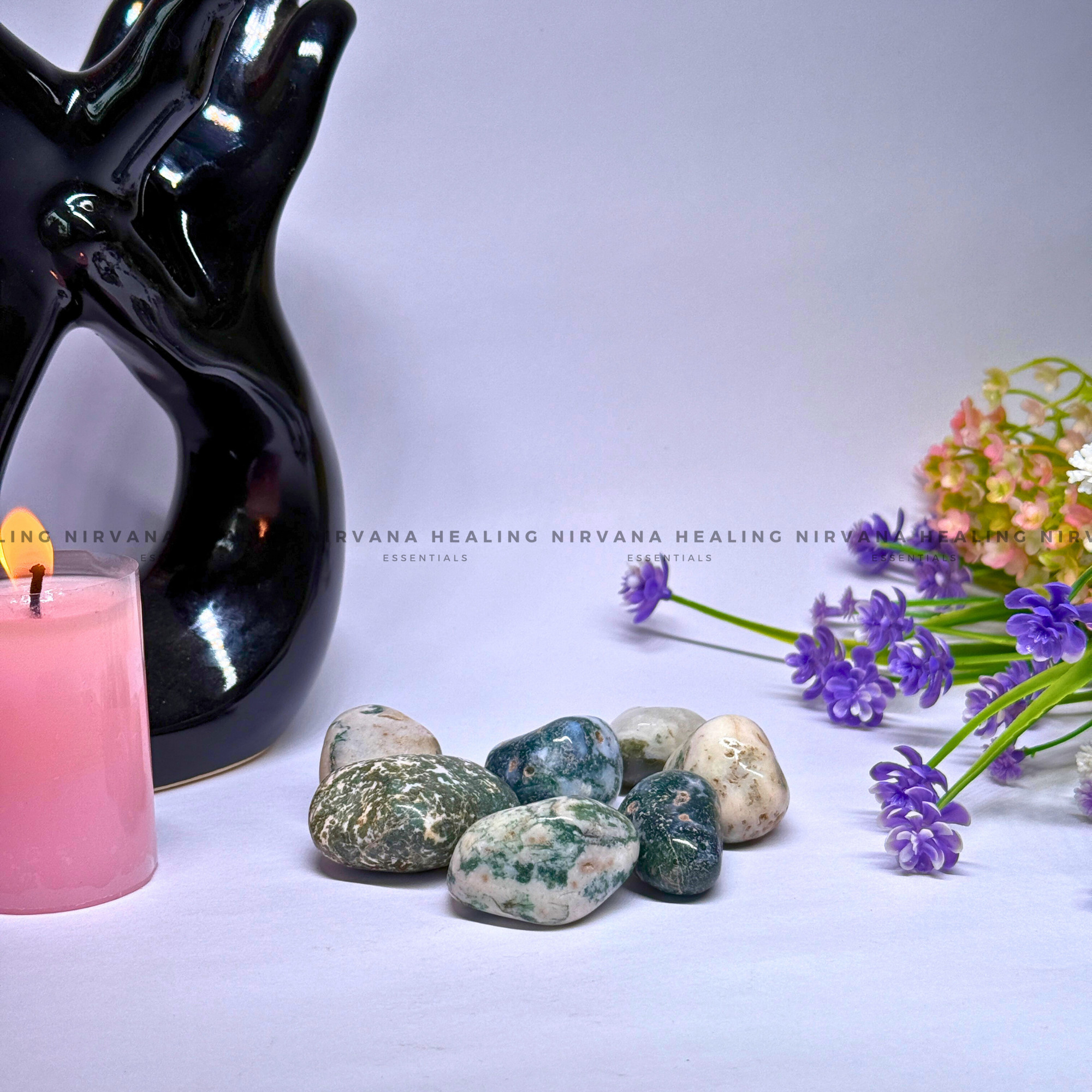 TREE AGATE TUMBLE STONES (Abundance, Nature Connection And Inner Peace) - Image 6