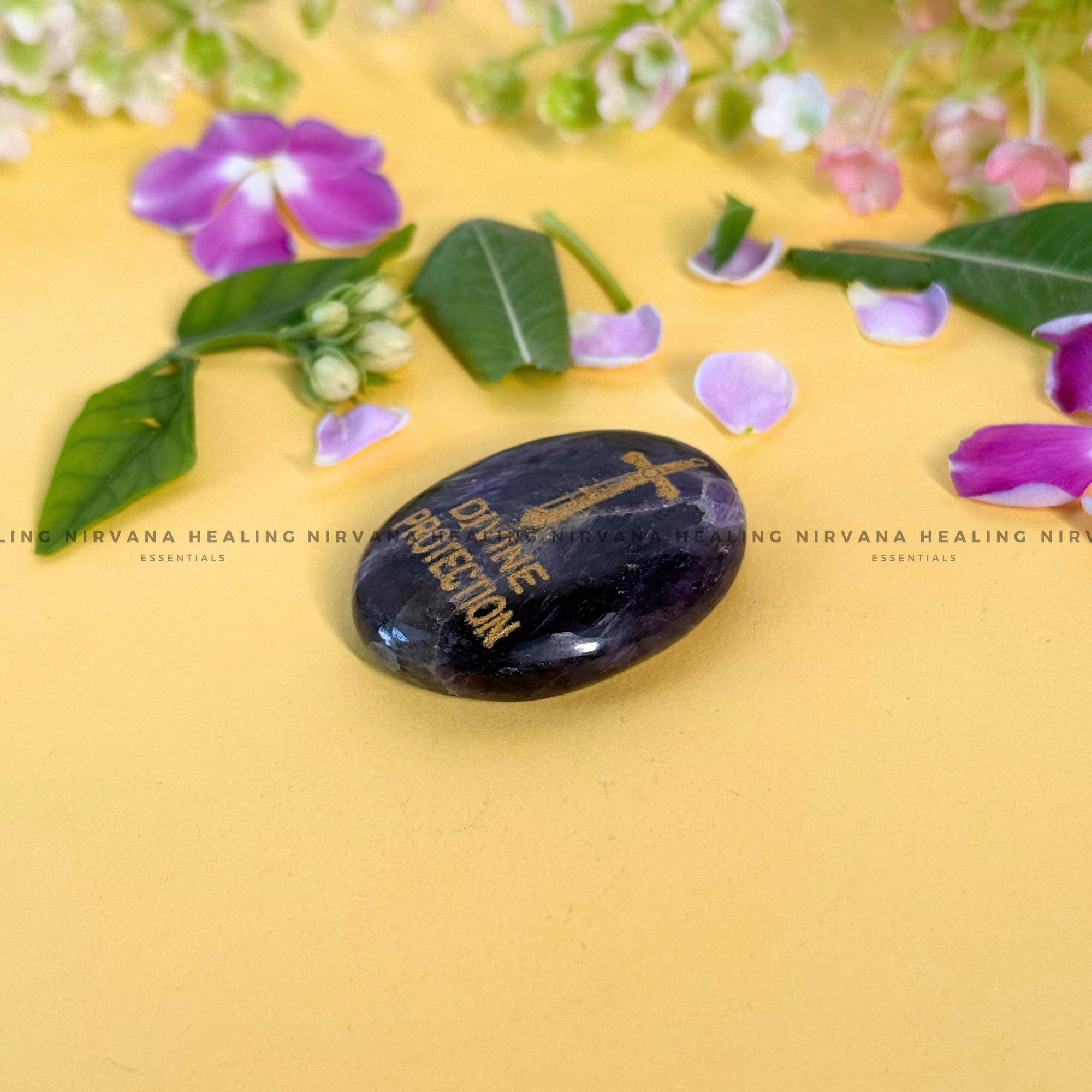 AMETHYST NATURAL PROTECTION ZIBU COIN (Meditation, Stress Reduction, Intuition And Manifestation) - Image 3