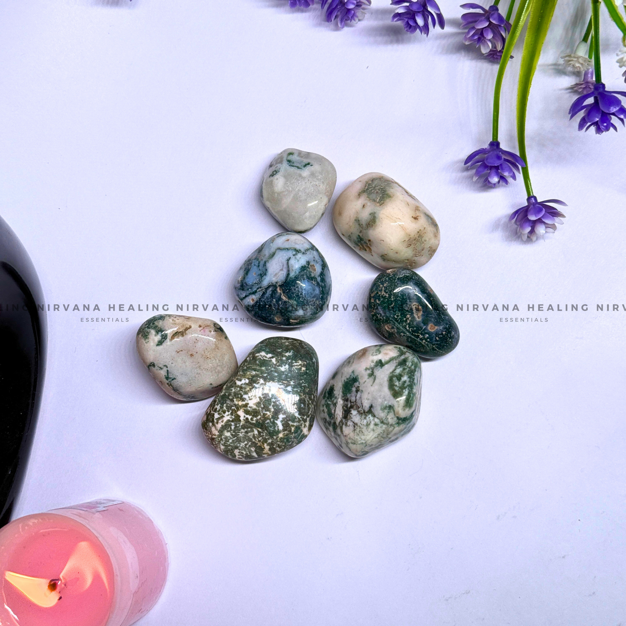 TREE AGATE TUMBLE STONES (Abundance, Nature Connection And Inner Peace) - Image 5