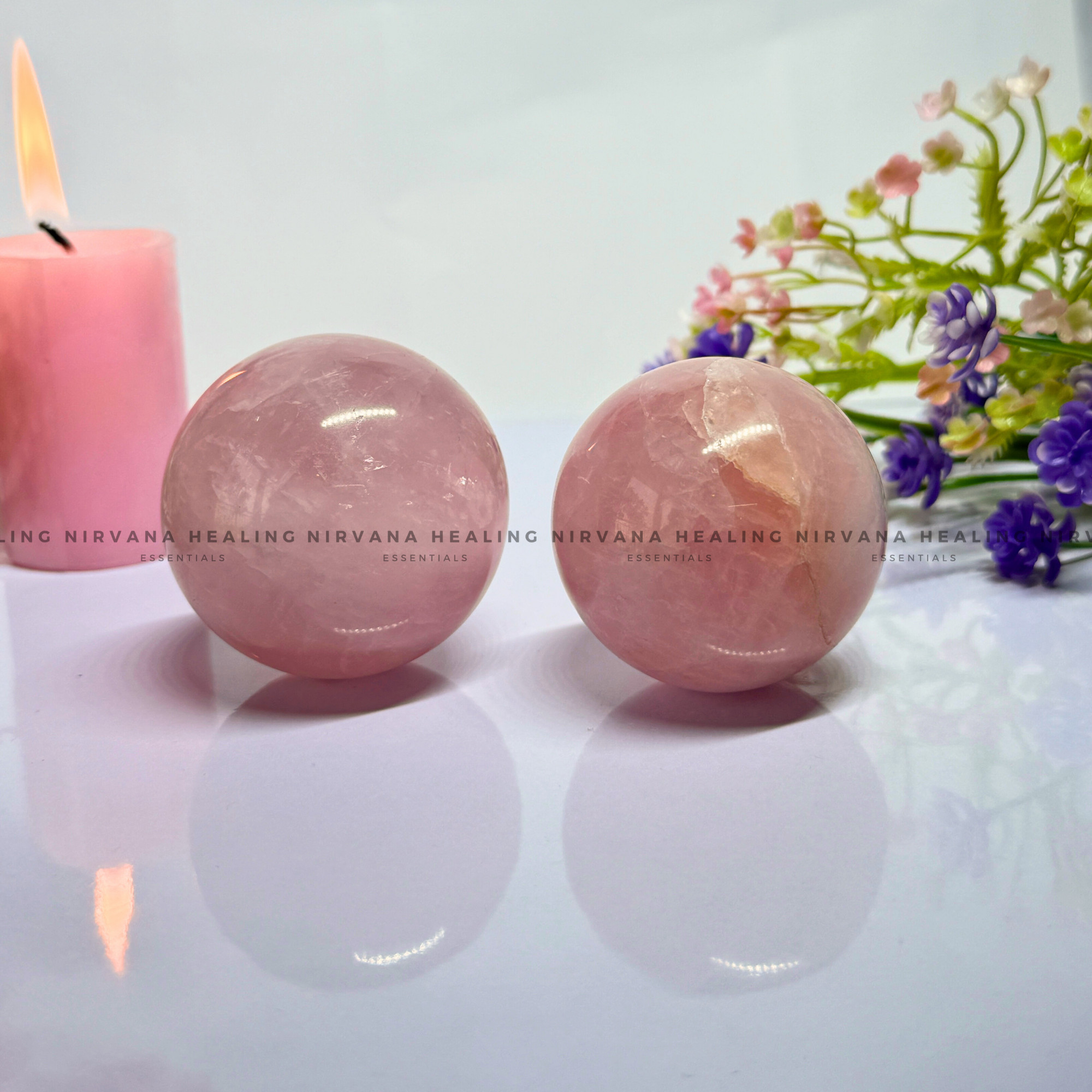ROSE QUARTZ SPHERE (Love, Romance, Relationship, Emotion And Balance) - Image 4