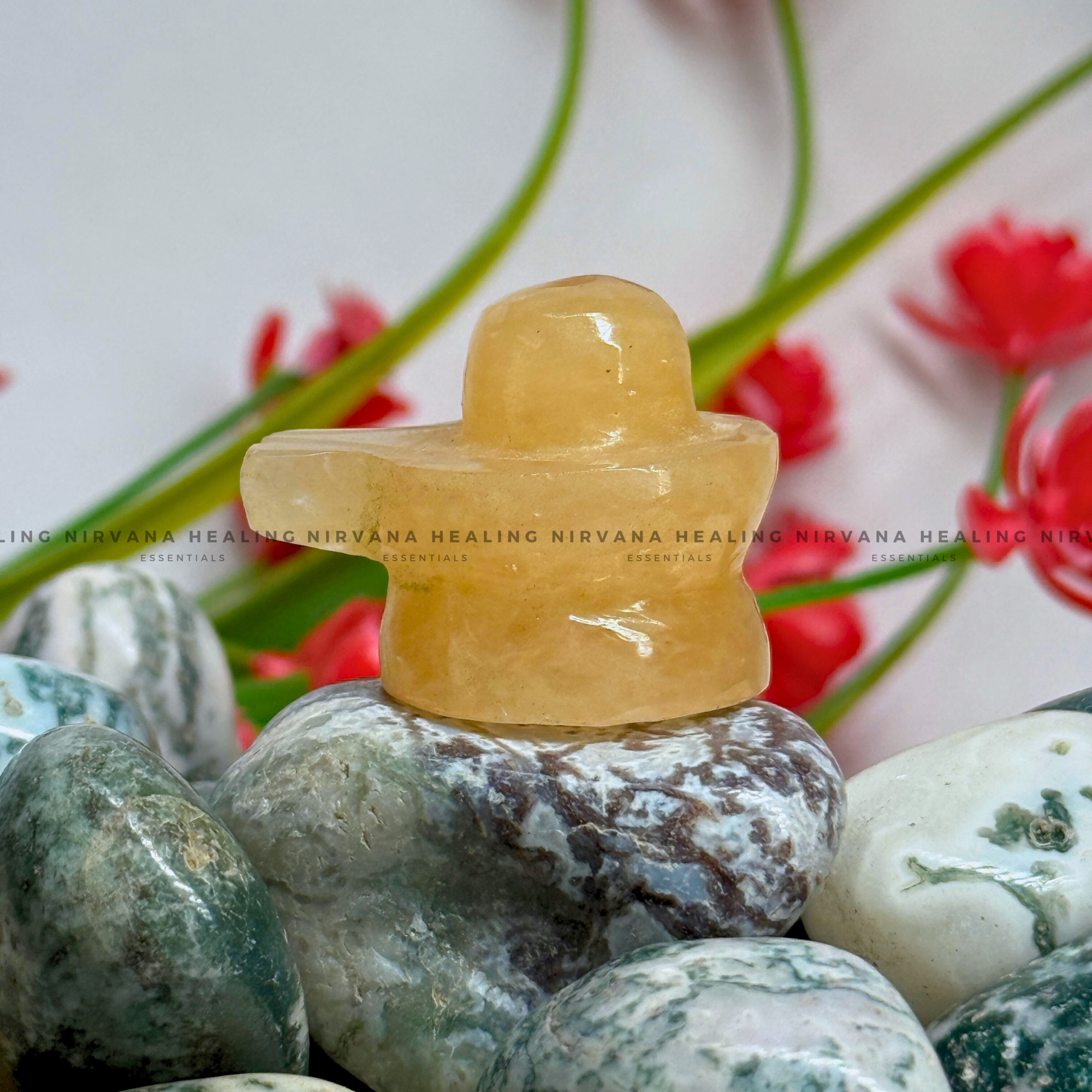 CITRINE SHIVLING (1 Inch) (Abundance, Creativity, Success And Confidence)
- Image 6