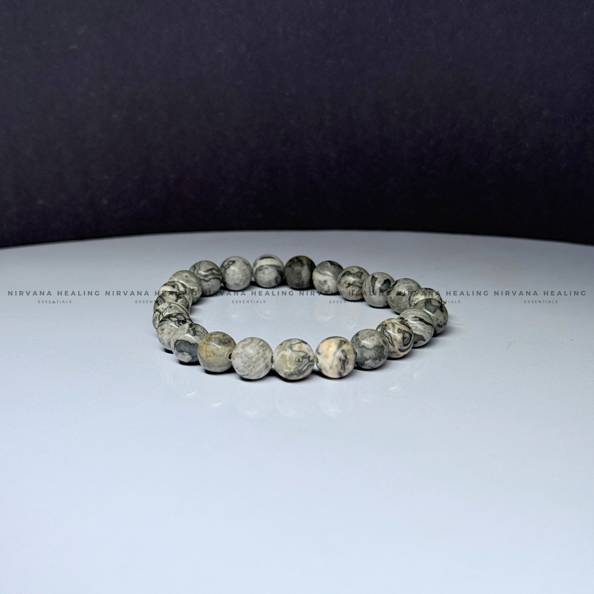 CATS EYE ROUND BEADED BRACELET (Intuition, Awareness And Protection) - Image 4