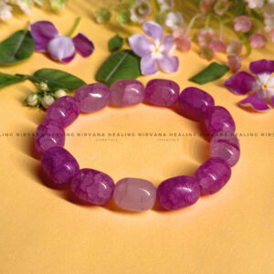 PINK AVENTURINE TUMBLE BRACELET (Positivity, Heart Healing, Optimism And Compassion)