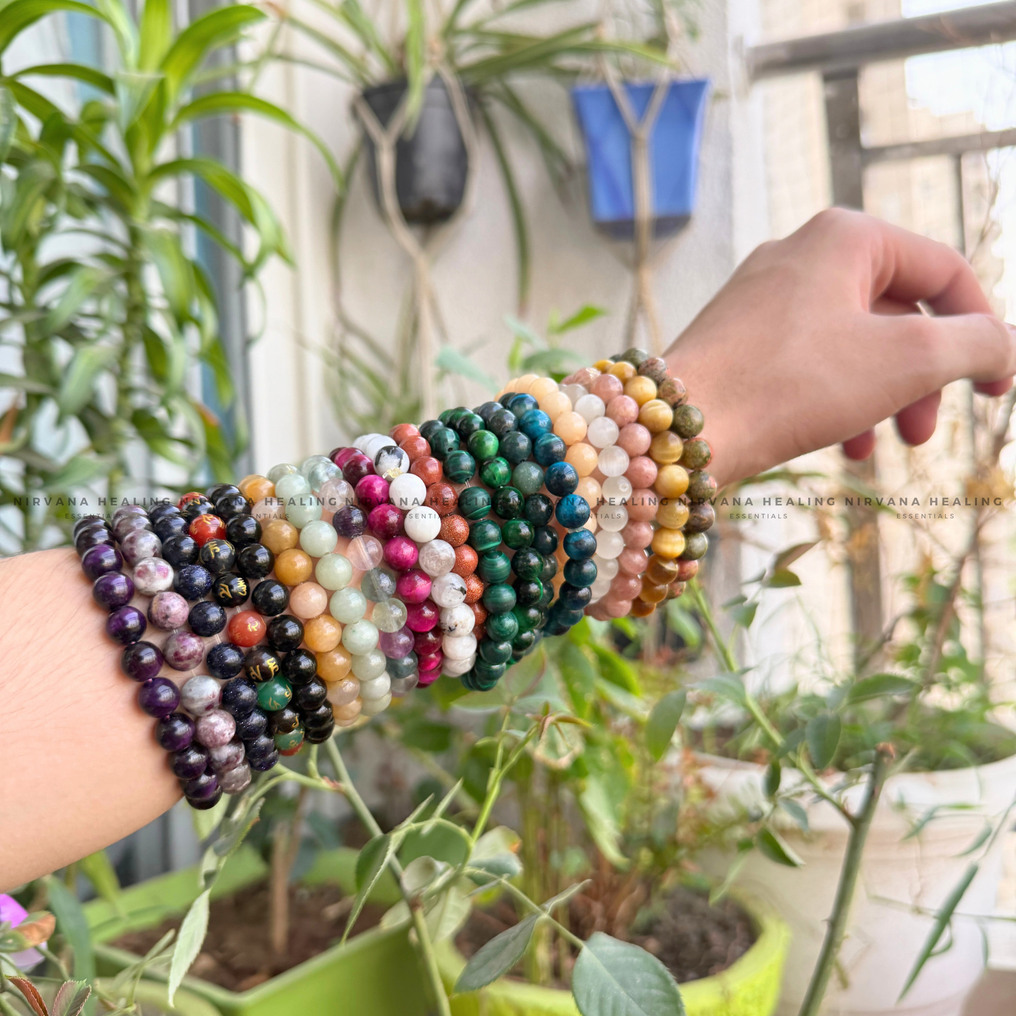 CATS EYE ROUND BEADED BRACELET (Intuition, Awareness And Protection) - Image 6