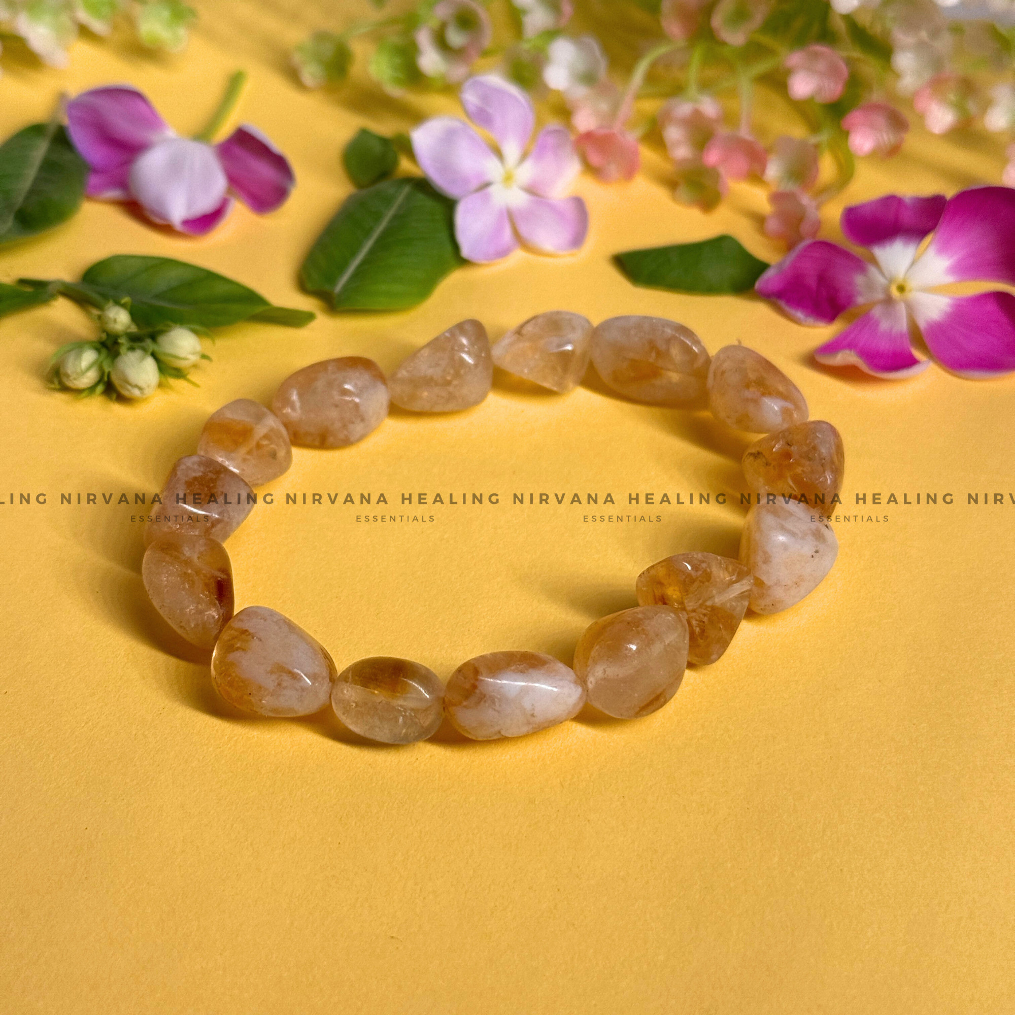 CITRINE TUMBLE BRACELET (Abundance, Creativity, Success And Confidence)