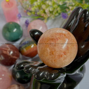 YELLOW AVENTURINE SPHERE (Joy, Leadership And Empowerment). 