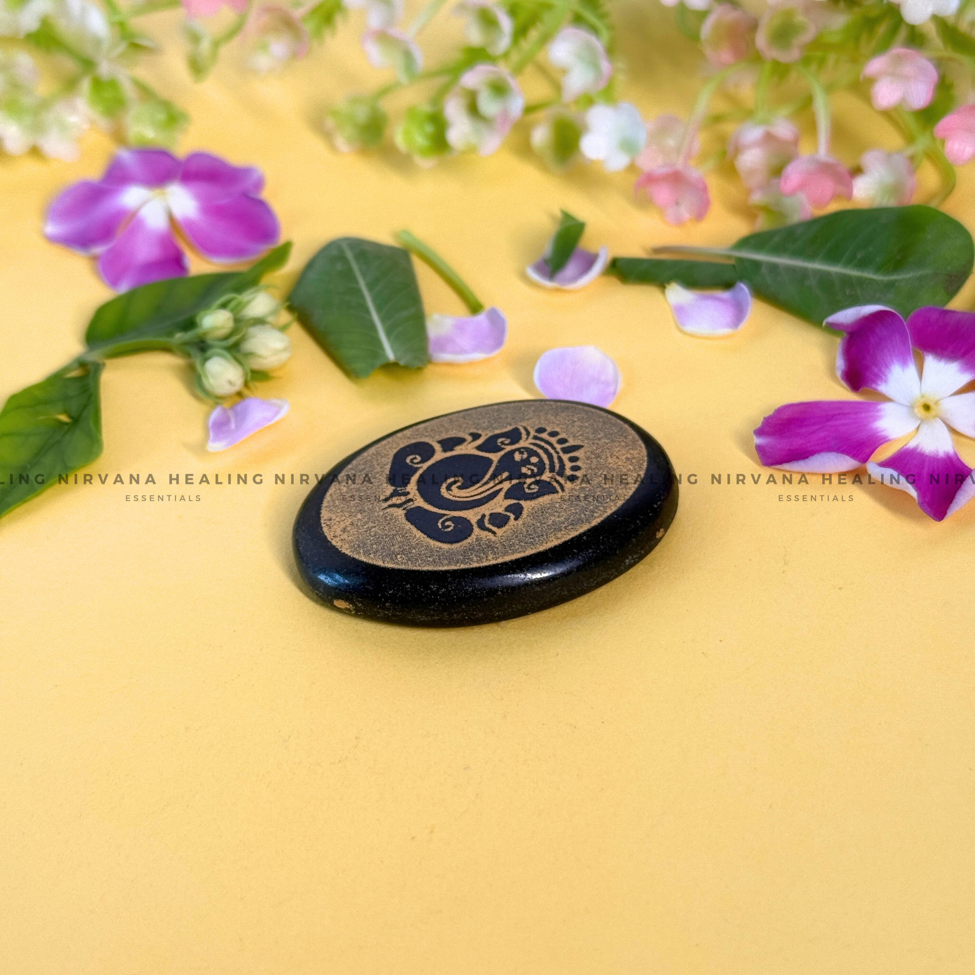 BLACK TOURMALINE GANESHA ZIBU COIN (Protection, Grounding, Shielding And Growth) - Image 4