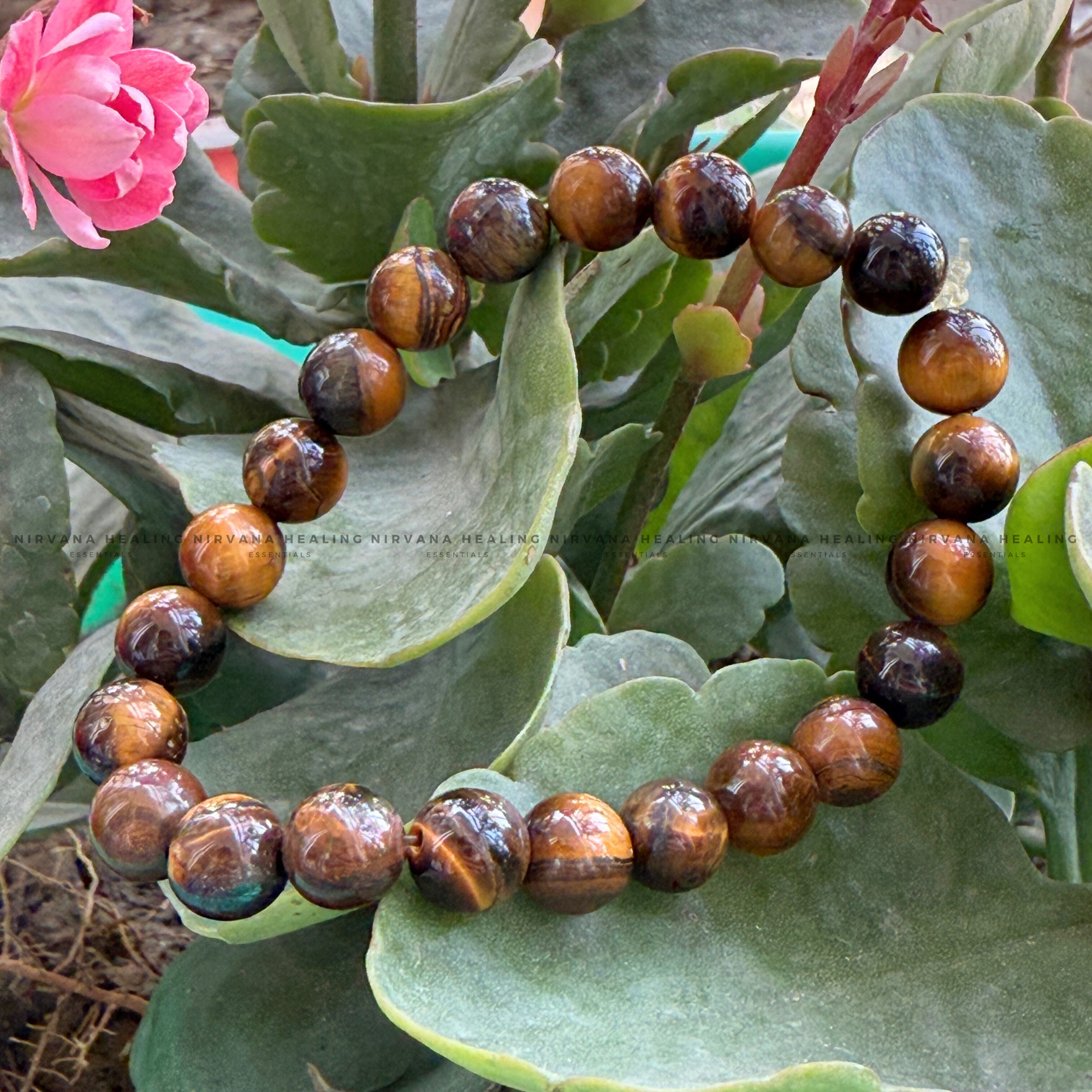 TIGER EYE ROUND BEADED BRACELET
(Bold, Courage, Willpower And Strength). - Image 5