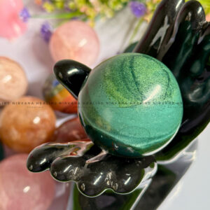 GREEN JADE SPHERE (Luck, Harmony, Peace And Abundance)