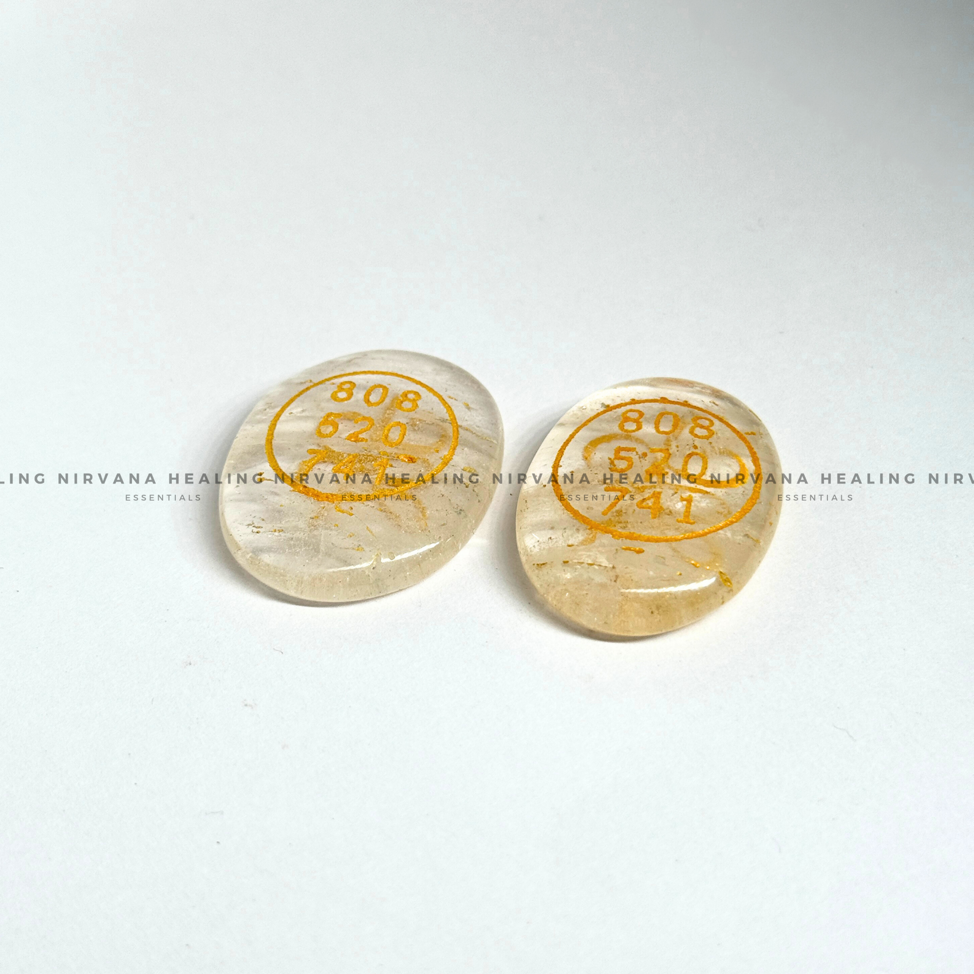 CLEAR QUARTZ ABUNDANCE ZIBU COIN (Mental Clarity, Master Healer And Energy Amplifier).
- Image 2
