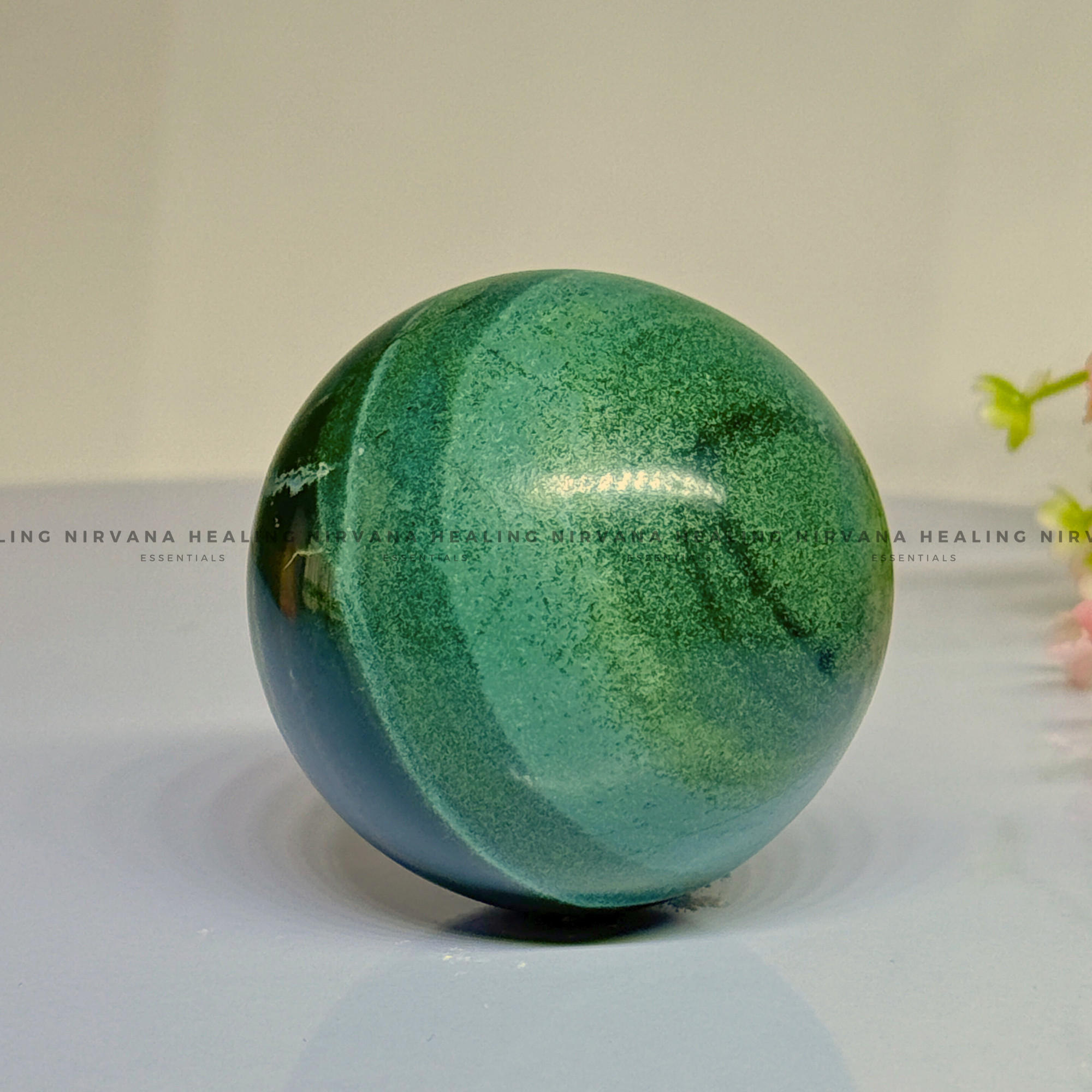 GREEN JADE SPHERE (Luck, Harmony, Peace And Abundance) - Image 3