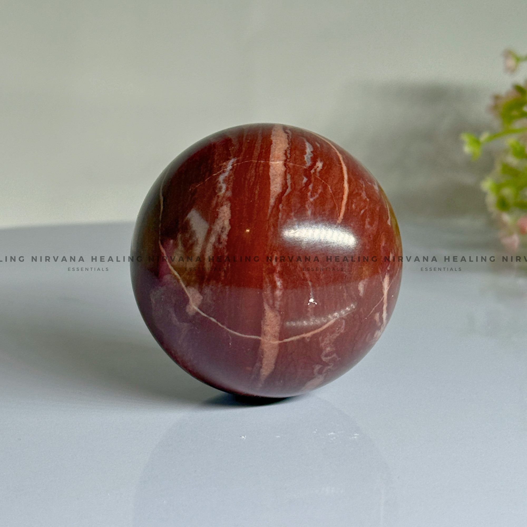 RED JASPER SPHERE (Endurance, Stability, Vitality And Courage) - Image 5