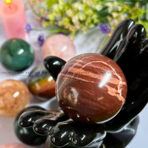 RED JASPER SPHERE (Endurance, Stability, Vitality And Courage)