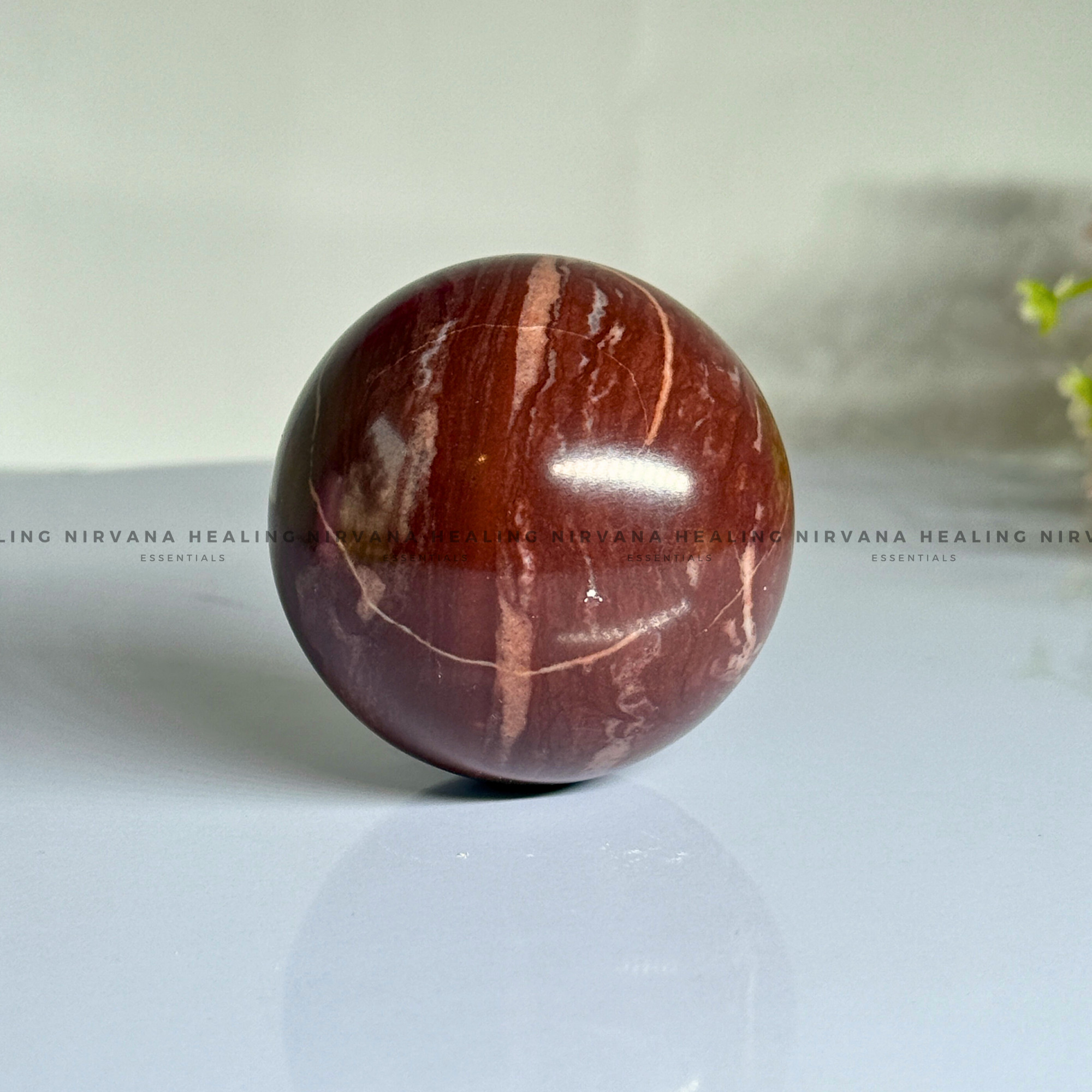 RED JASPER SPHERE (Endurance, Stability, Vitality And Courage) - Image 3