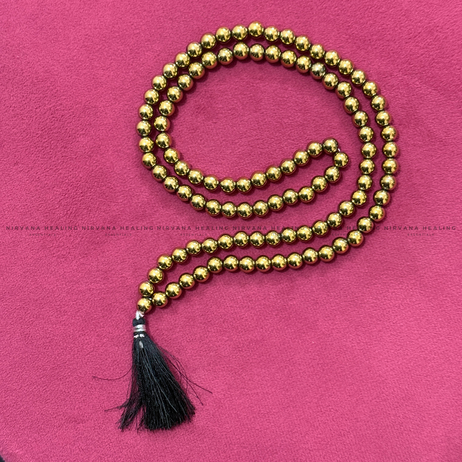 GOLDEN PYRITE MALA (Money Magnet, Prosperity, Fame, Abundance) - Image 3
