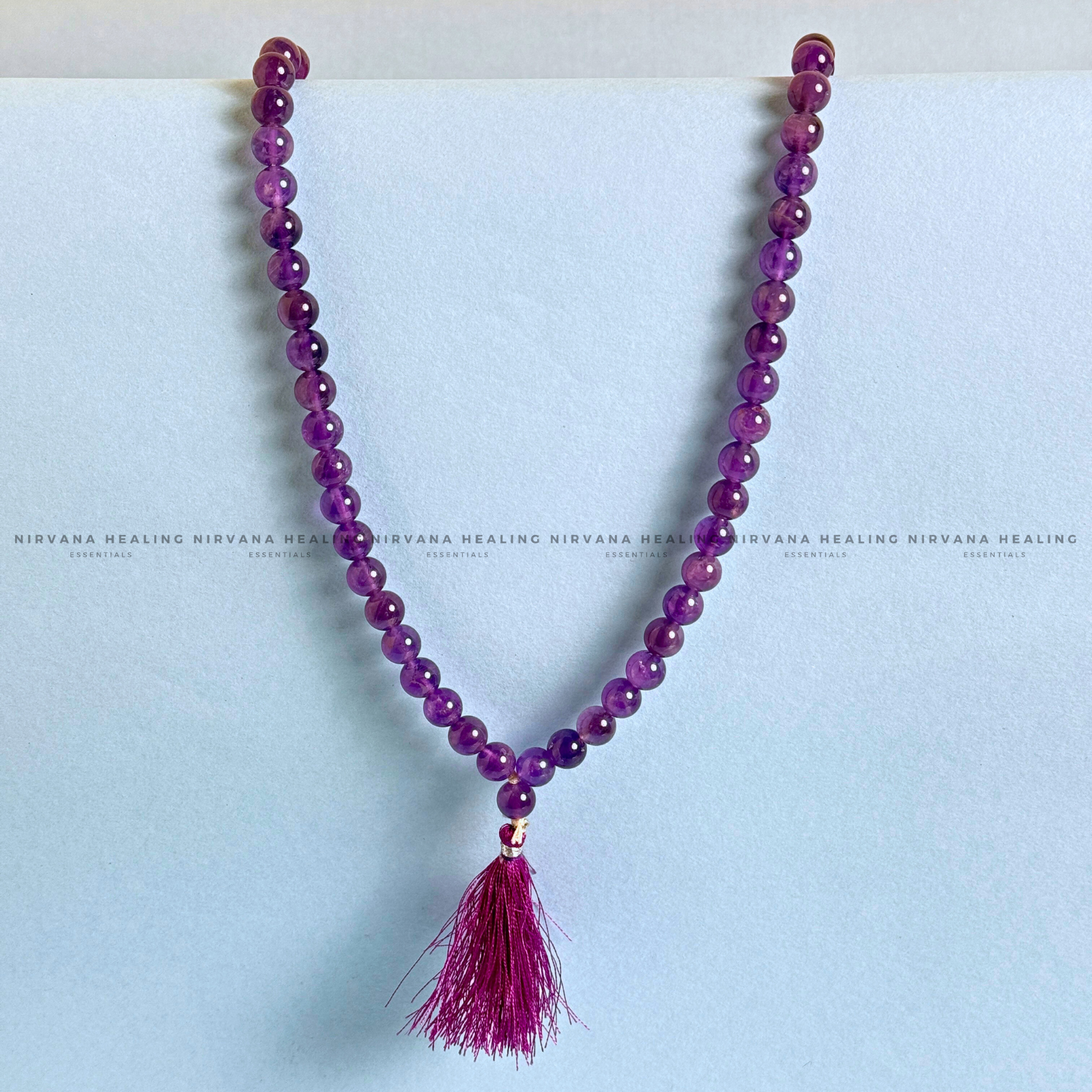 AMETHYST MALA (Meditation, Stress Reduction, Intuition and Manifestation) - Image 3
