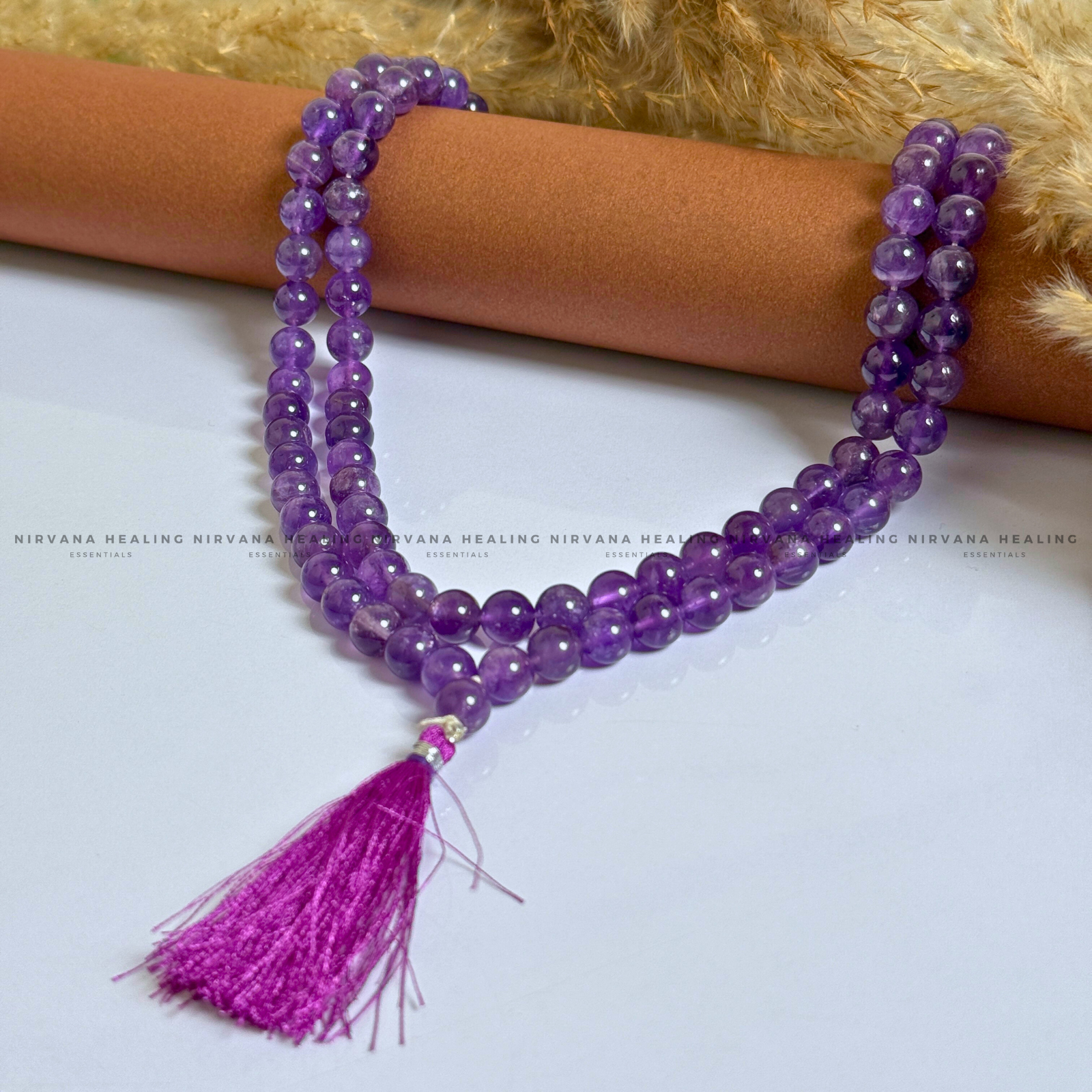 AMETHYST MALA (Meditation, Stress Reduction, Intuition and Manifestation) - Image 2