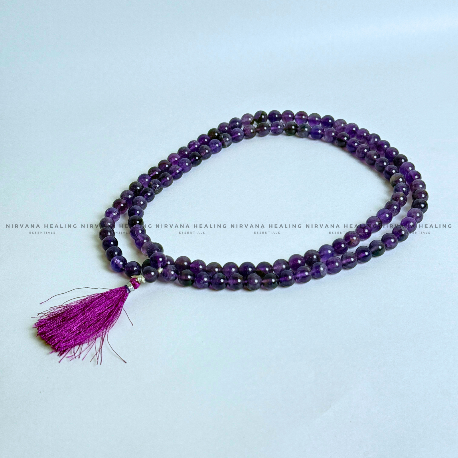 AMETHYST MALA (Meditation, Stress Reduction, Intuition and Manifestation) - Image 5