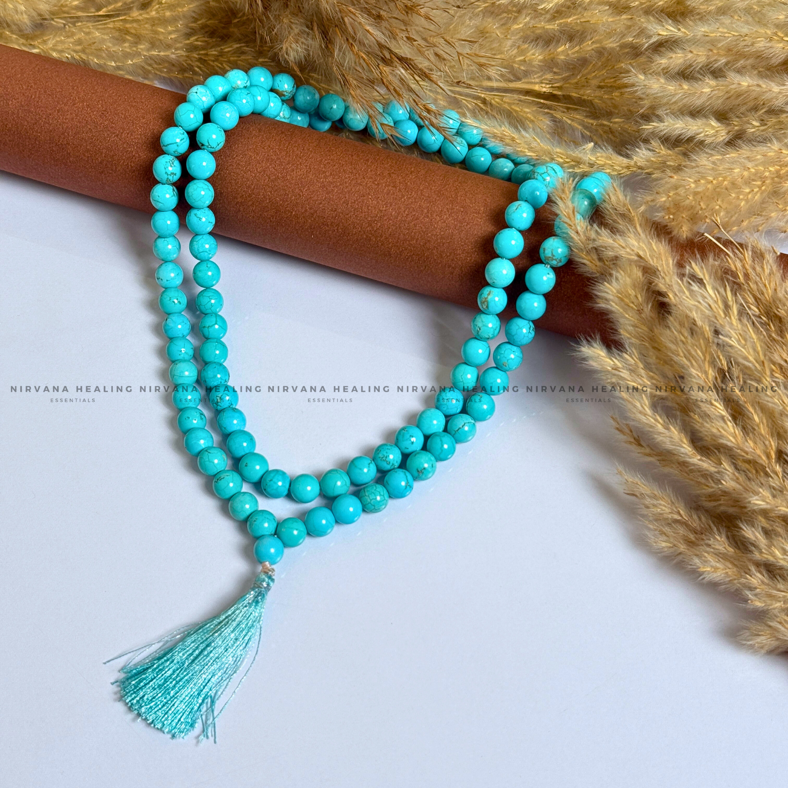 TURQUOISE FIROZA MALA (Divine Protection, Psycho Gifts, Healing, Wisdom And Truth)